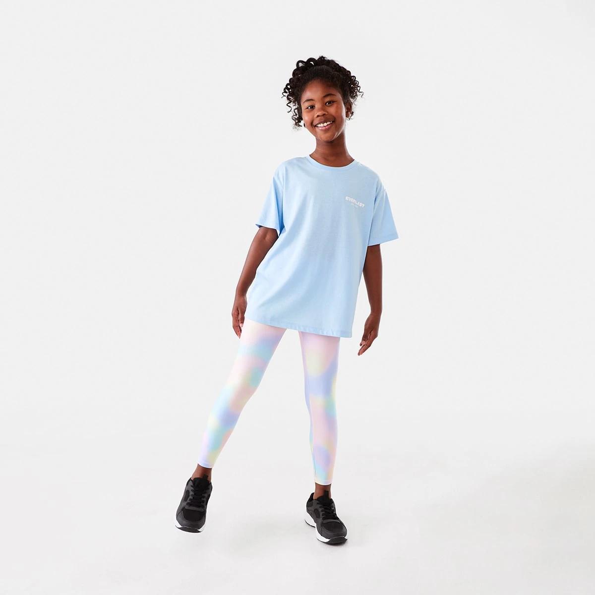 7 Everlast Kids Oversized T-shirt Icy Blue, 7 of 10