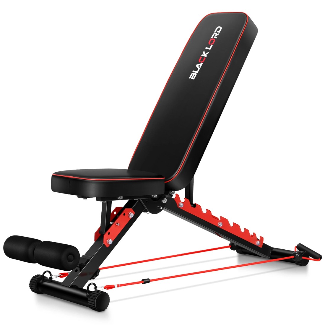 1 Black Lord Weight Bench Adjustable, 1 of 8