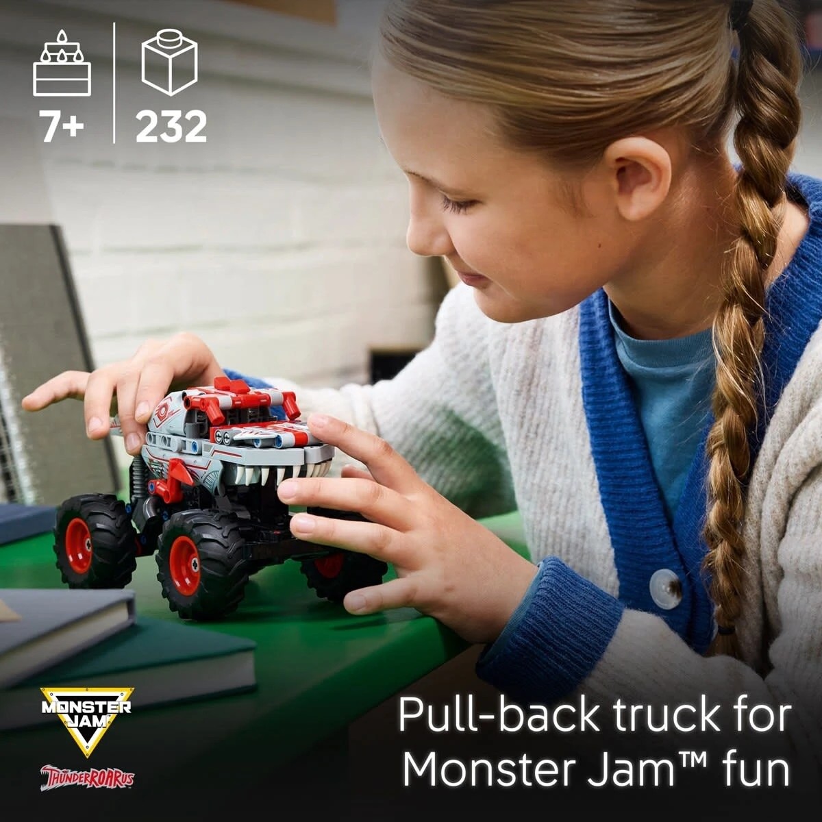 5 LEGO Technic Monster Jam ThunderROARus Pull-Back 42200, 5 of 10