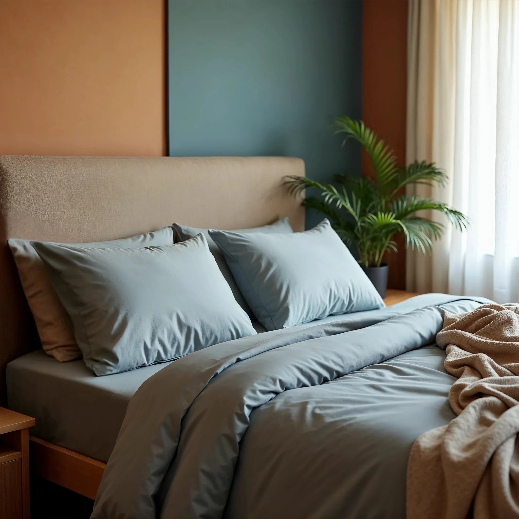 2 Royal Comfort 1000 Thread Count Cotton Blend Quilt Cover Set Premium Hotel Grade - King Bed - Charcoal, 2 of 2