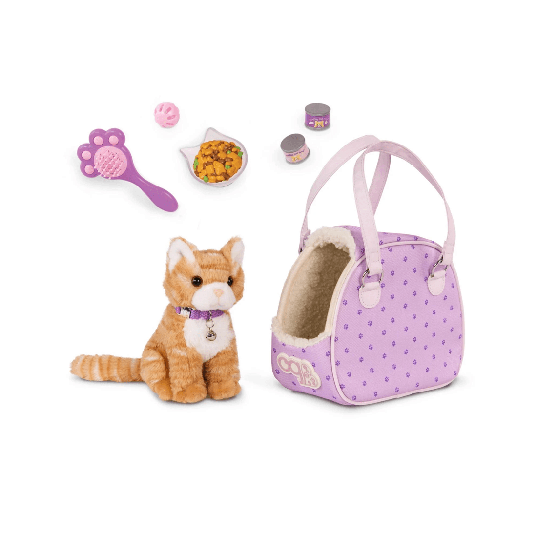 1 Our Generation Hop In Cat Carrier Pet Carrier & Plush Kitten Set for 18-inch Dolls - Multi, 1 of 7