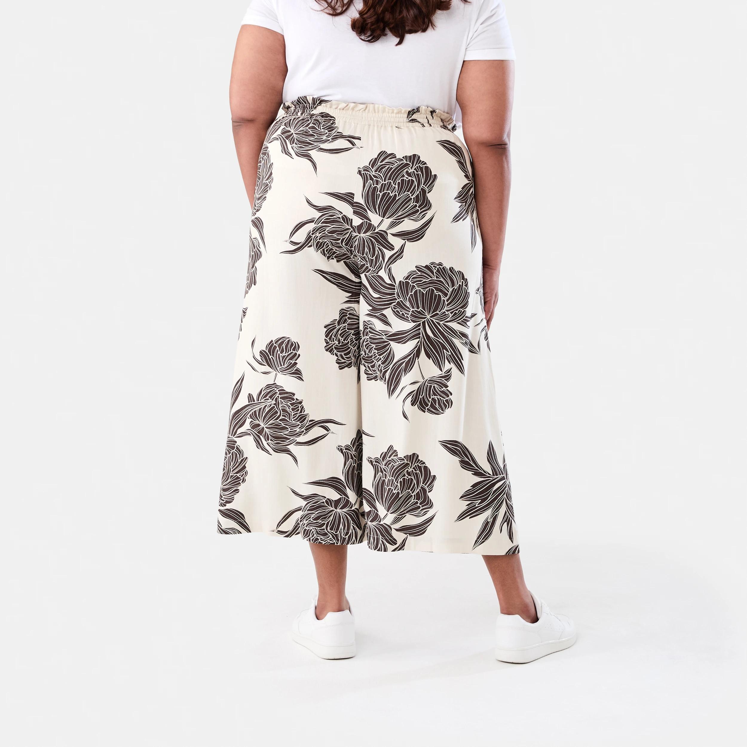 3 Curve Swing Culottes Choc Flrl, 3 of 6