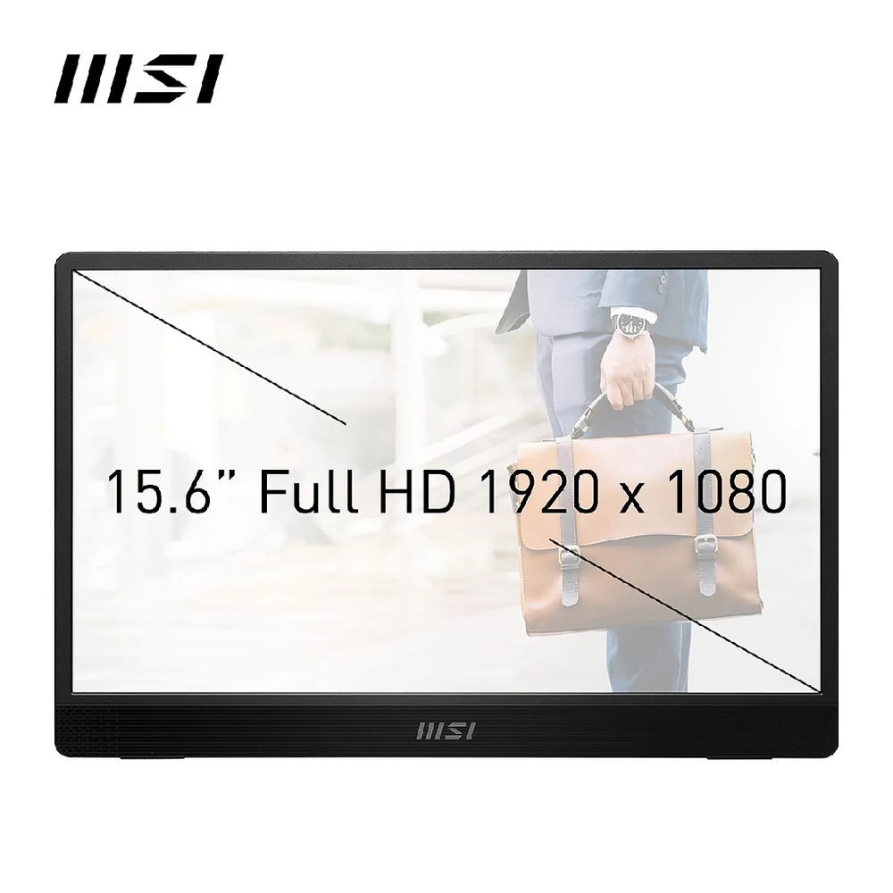 2 MSI PRO 15.6" FHD IPS USB-C Portable Monitor MP161 E2, 2 of 7