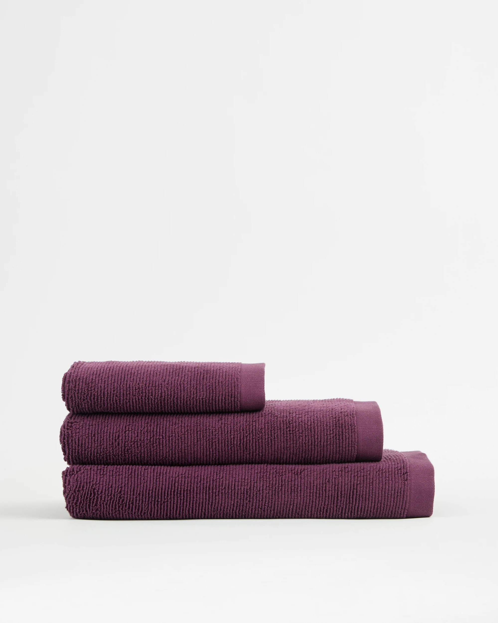 3 Target Reed Australian Cotton Rib Bath Sheet - Purple, 3 of 3