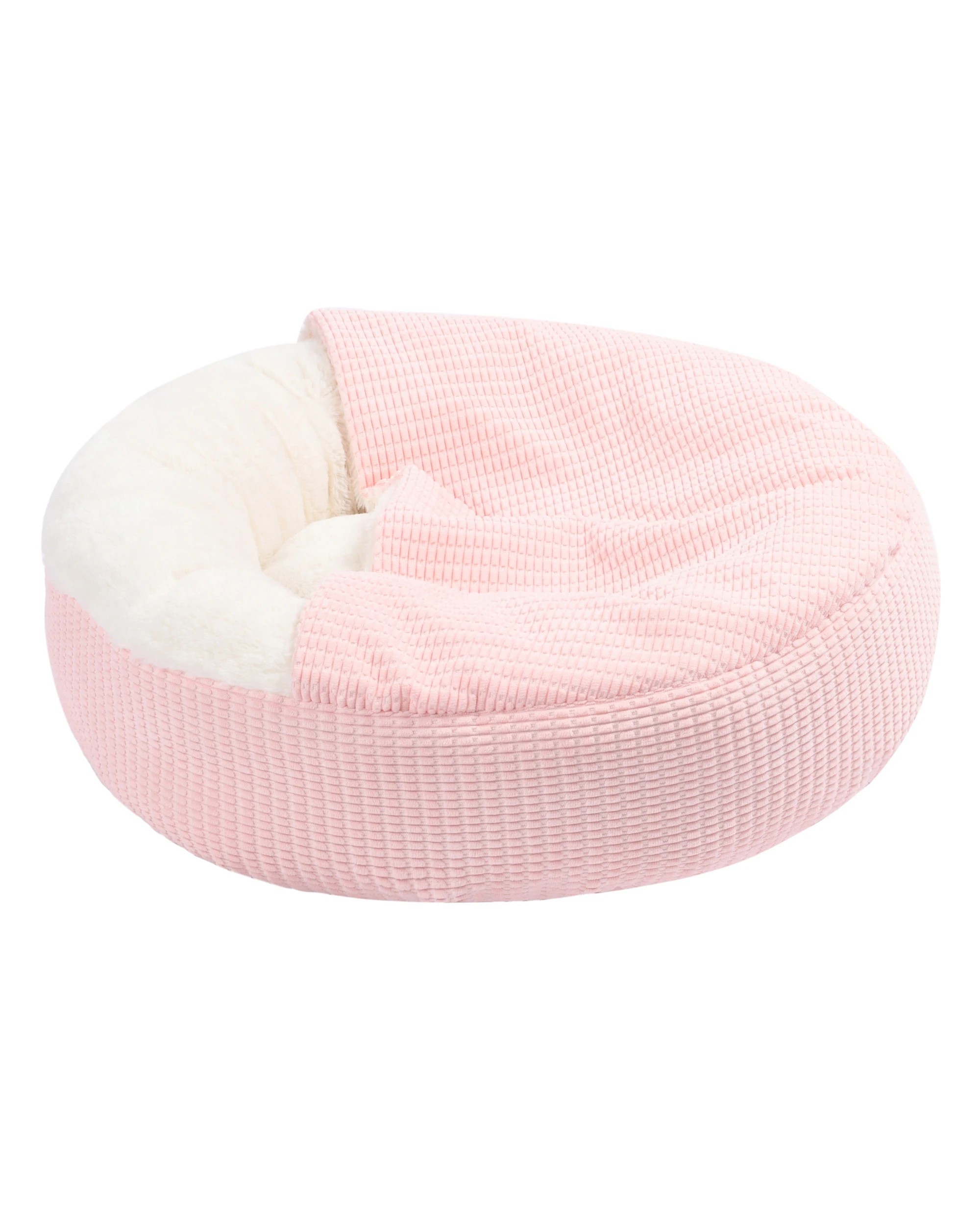 9 Charlie's Snookie Hooded Calming Dog Bed Small - Pink, 9 of 10