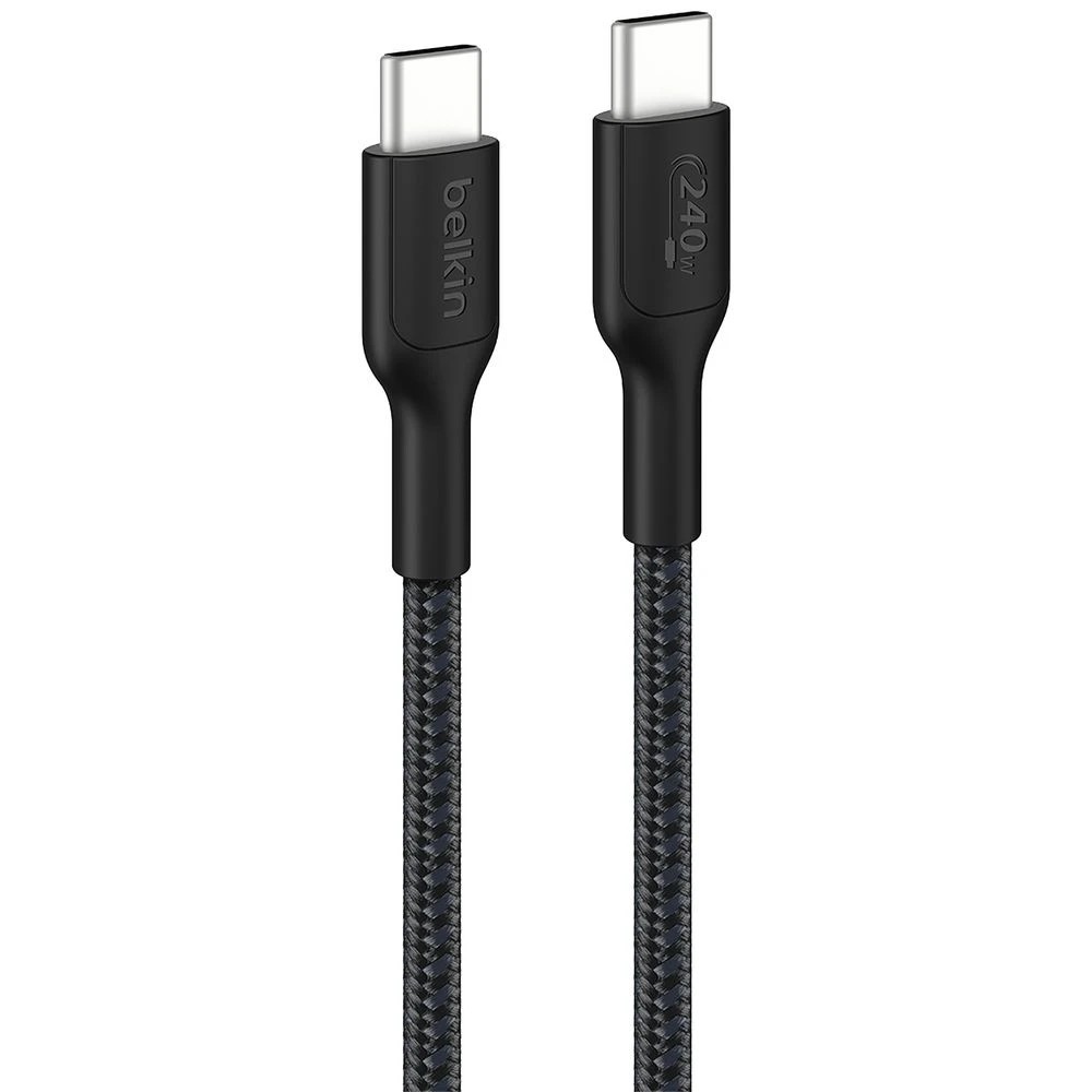 1 Belkin BoostCharge Pro Braided USB-C to USB-C Cable 1M Black, 1 of 2