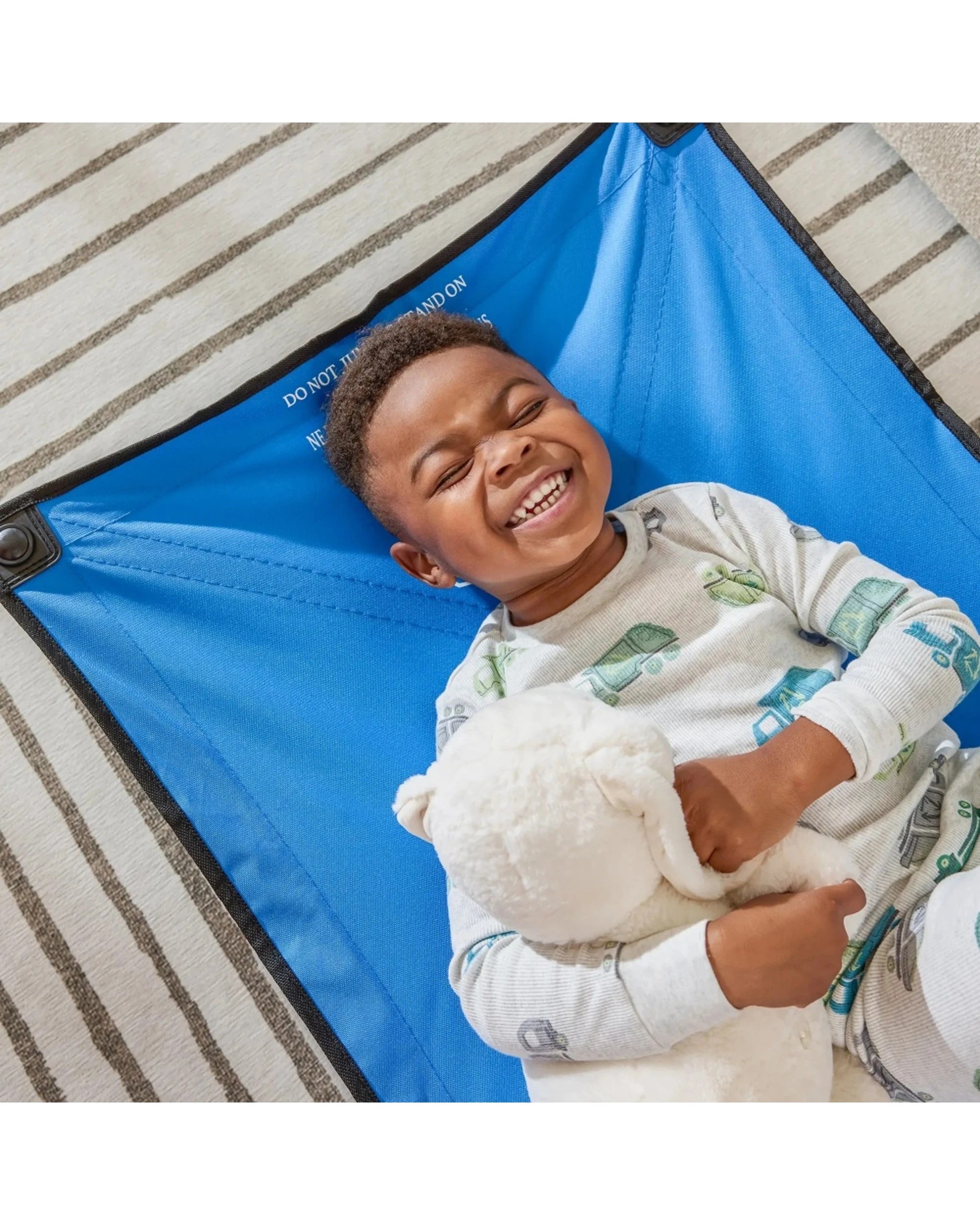 3 Regalo My Cot Portable Toddler Travel Bed Foldable Portable Design 78x24.5x9 Inch - Blue, 3 of 5