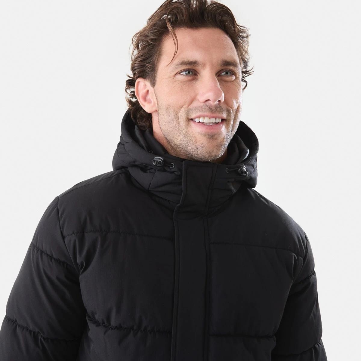 5 Hooded Puffer Jacket Black, 5 of 6