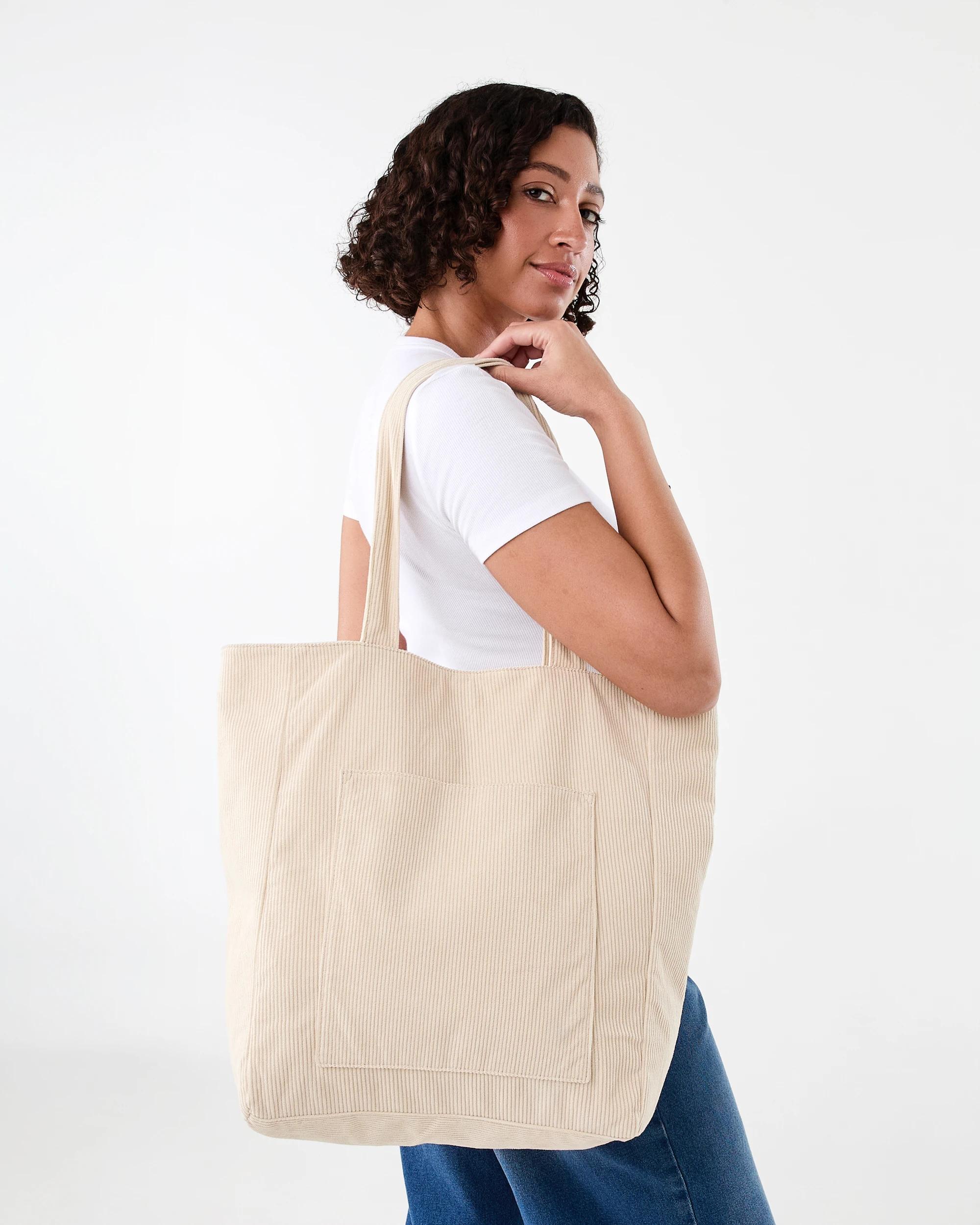 5 Shopper Tote Bag Bge Oak, 5 of 5
