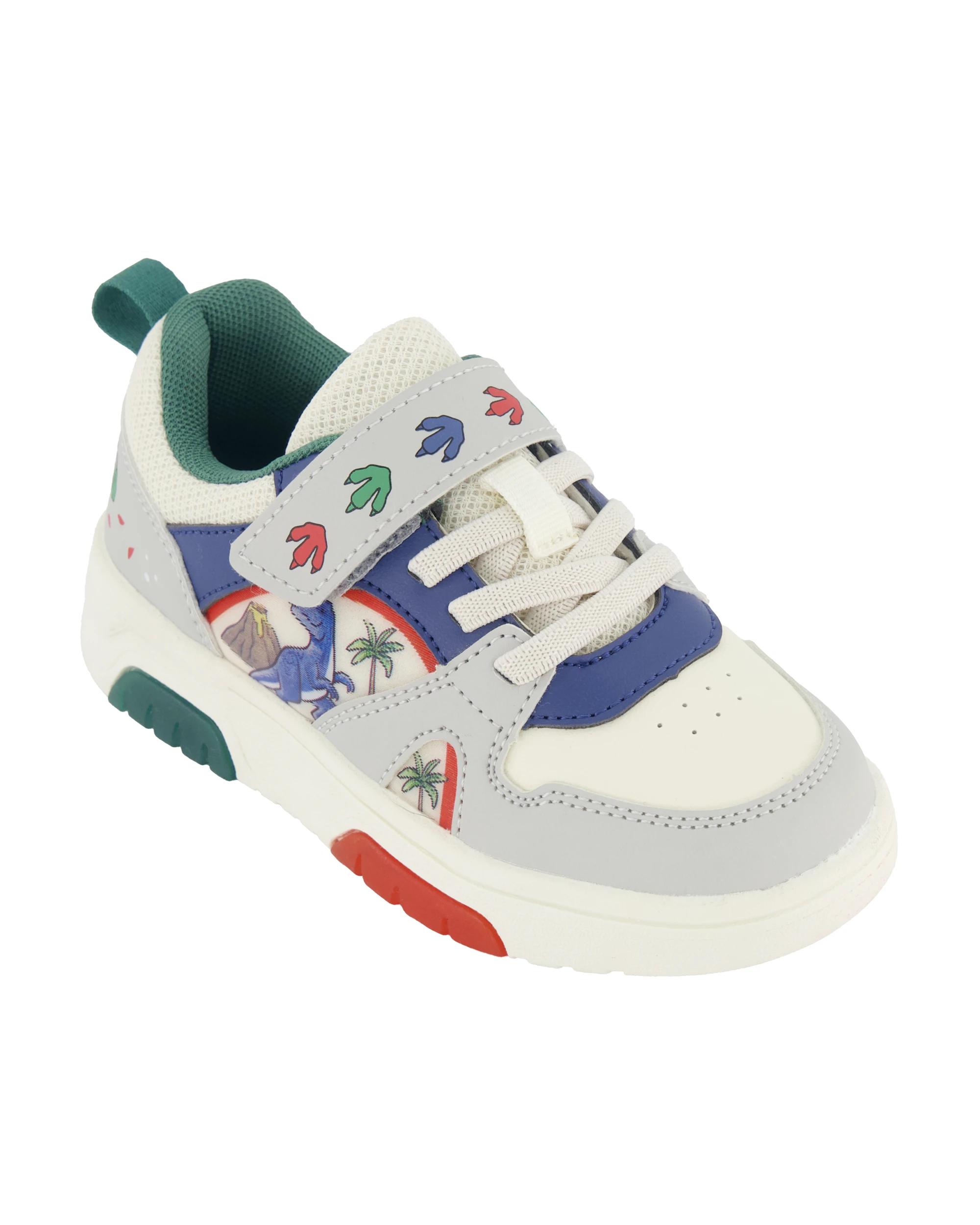 3 Junior Light Up Casual Sneakers Dinosaur, 3 of 6