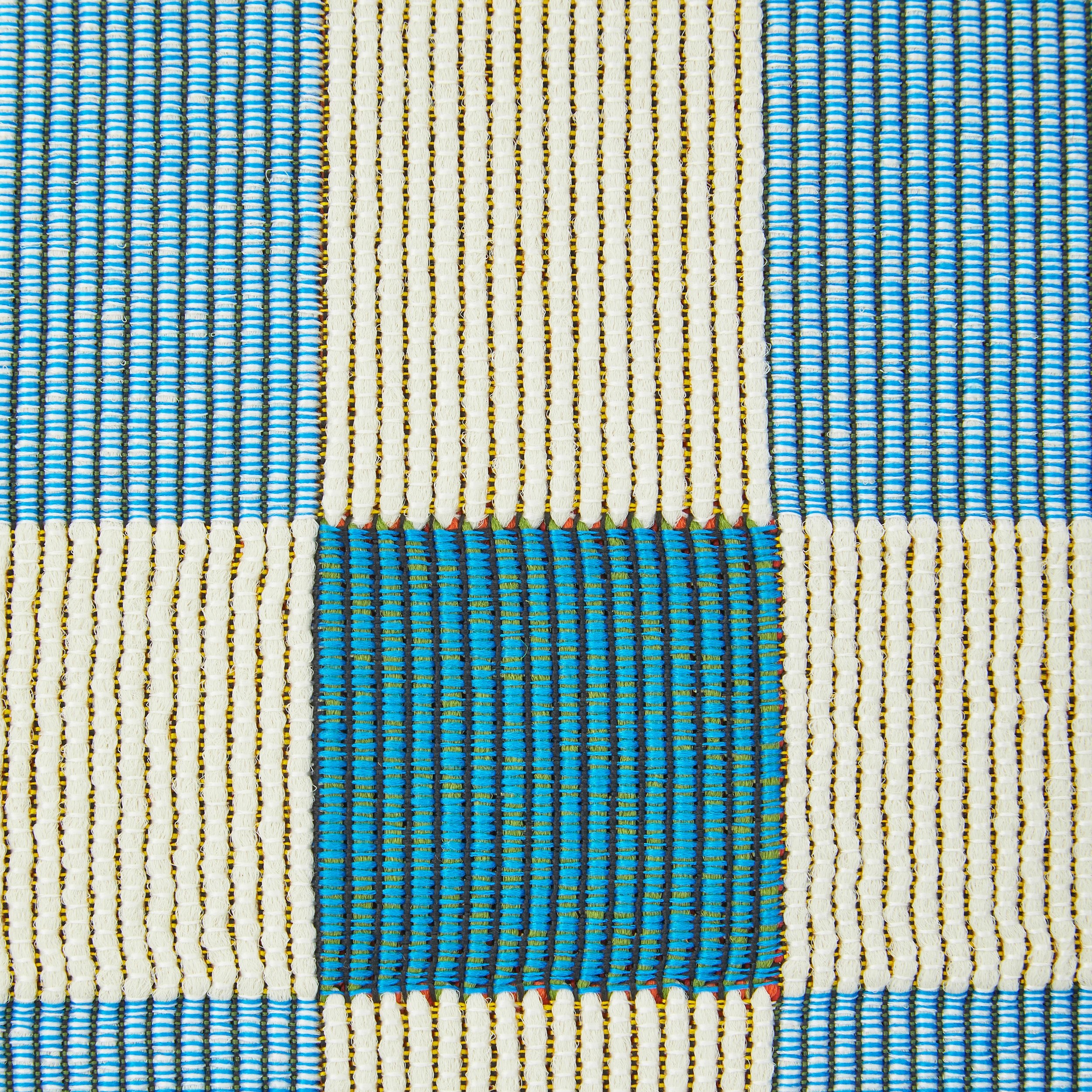 6 Common Ground Rugs Horizon Tito 285x200cm - Large Outdoor Rug - Blue, 6 of 7