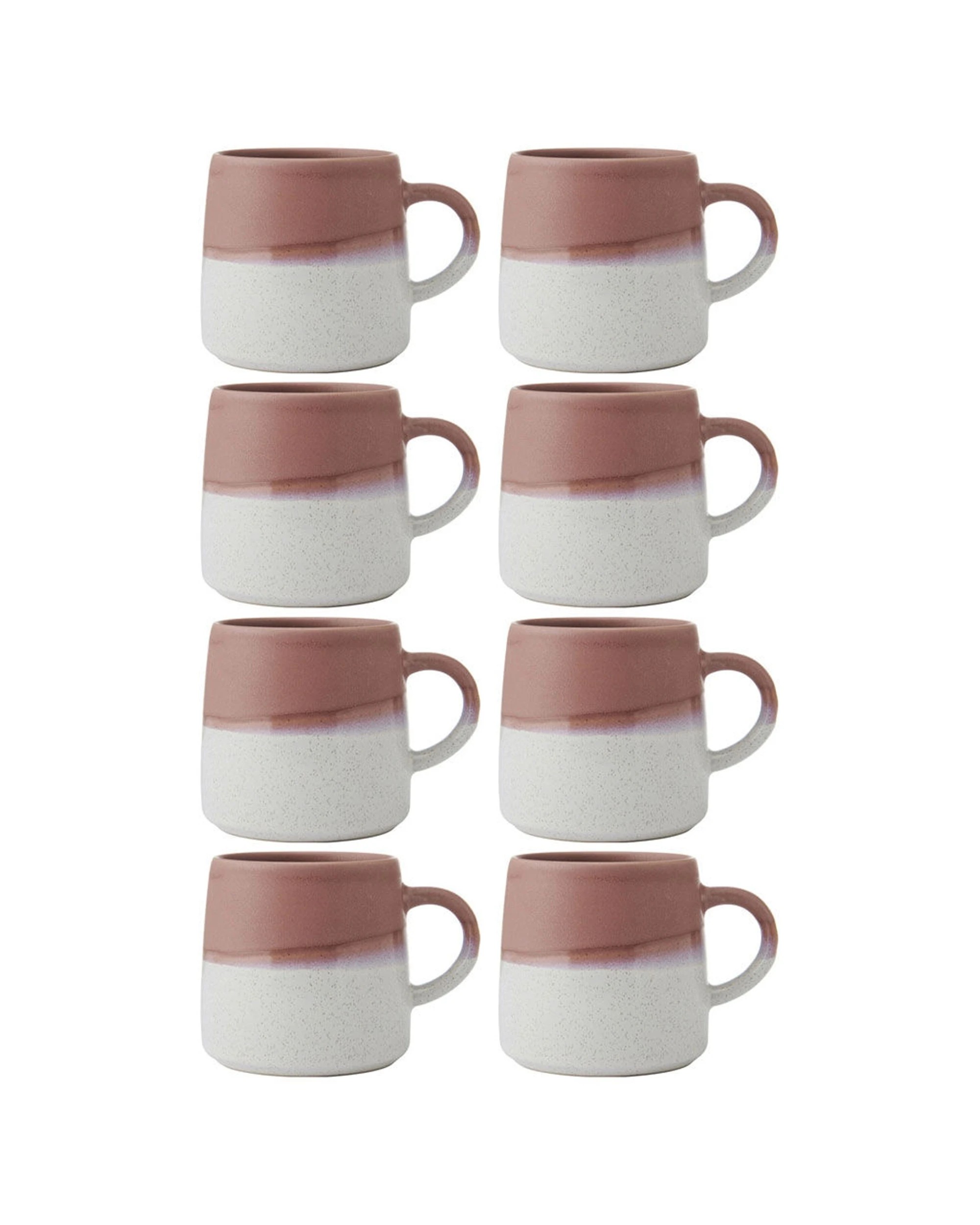1 Mikasa 8PK Reactive Glaze Coffee Mug Cup Stoneware 400ml - Multi, 1 of 7