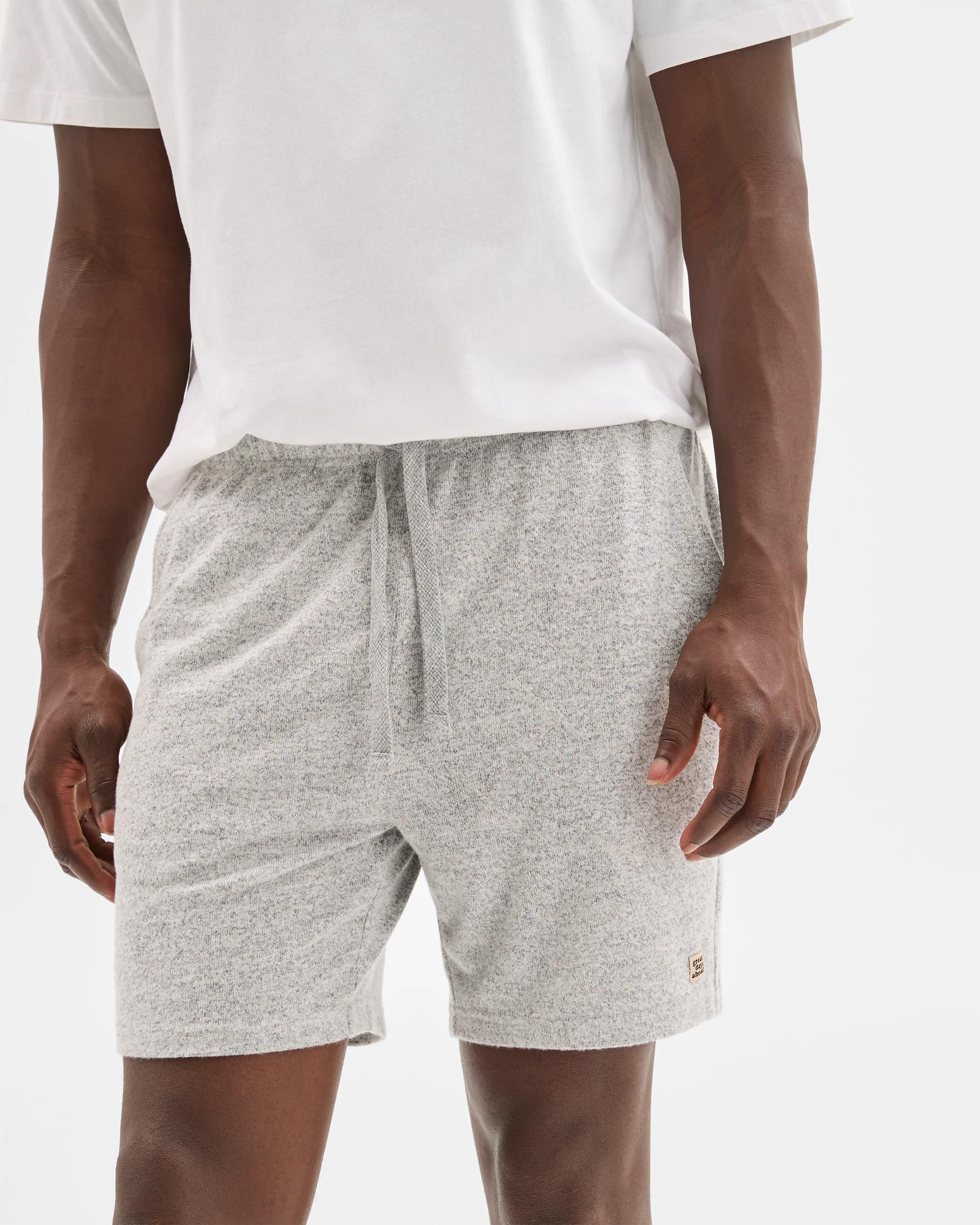 3 Maxx Cozy Knit Lounge Sleep Shorts GREY MARLE, 3 of 5