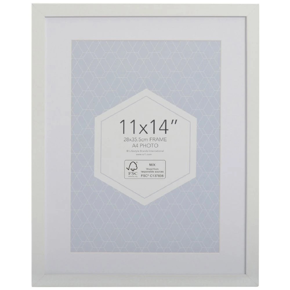 1 Promenade 11x14" Frame White, 1 of 4