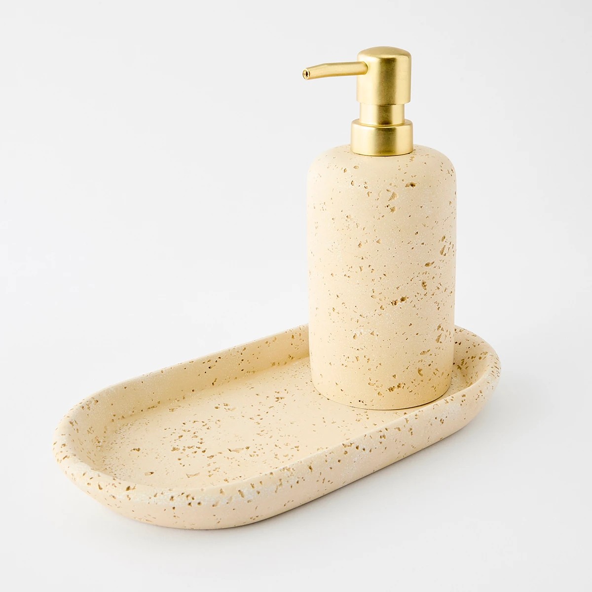 7 Travertine Look Tray, 7 of 7