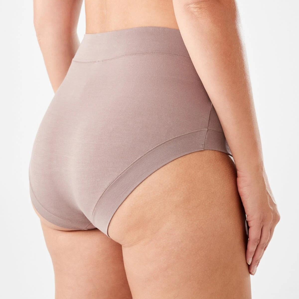 7 3 Pack Bamboo Full Briefs PINK CHALK, MISTY MAUVE, SOFT TAUPE, 7 of 8