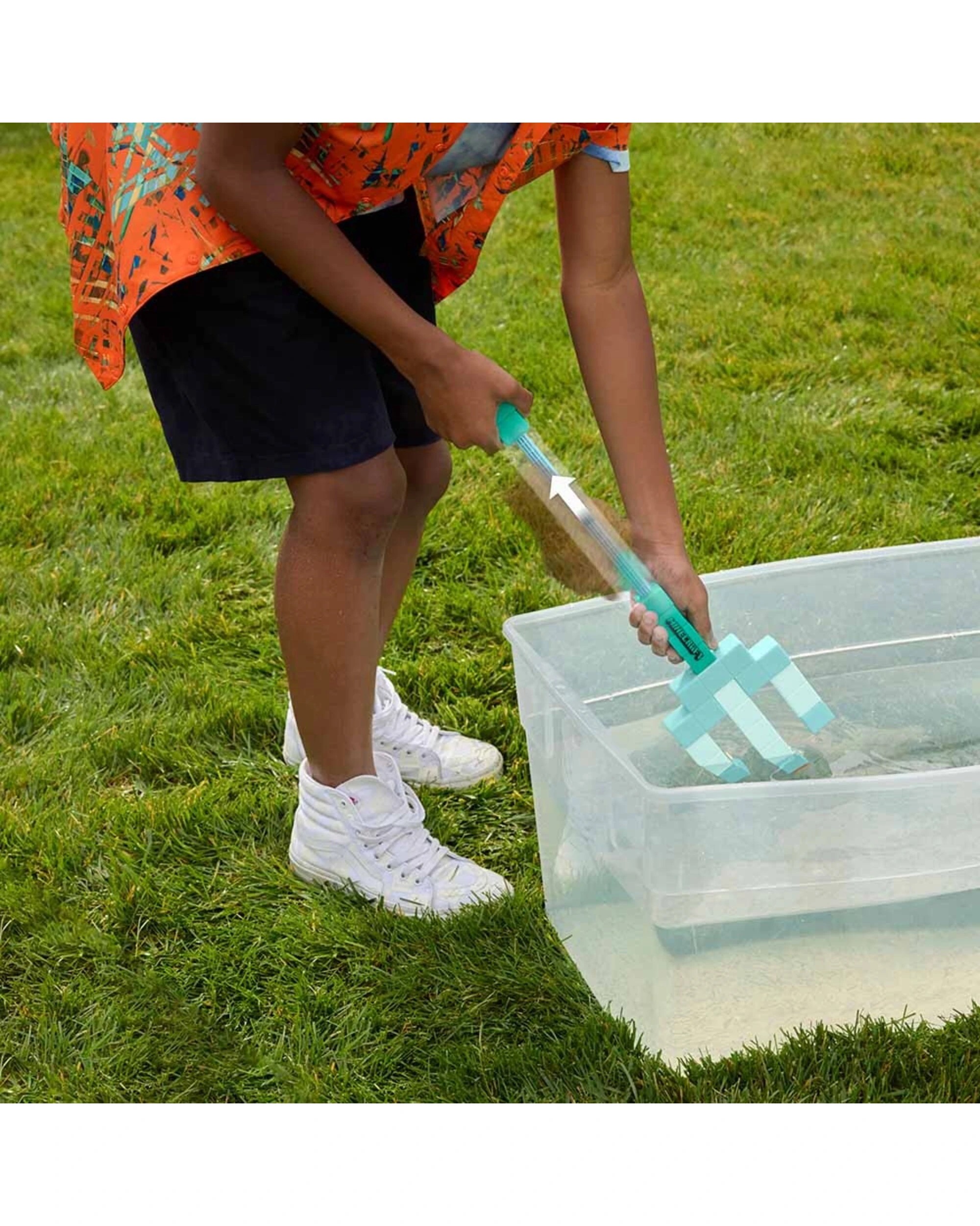 3 Minecraft - Trident NERF Super Soaker Water Blaster, 3 of 5
