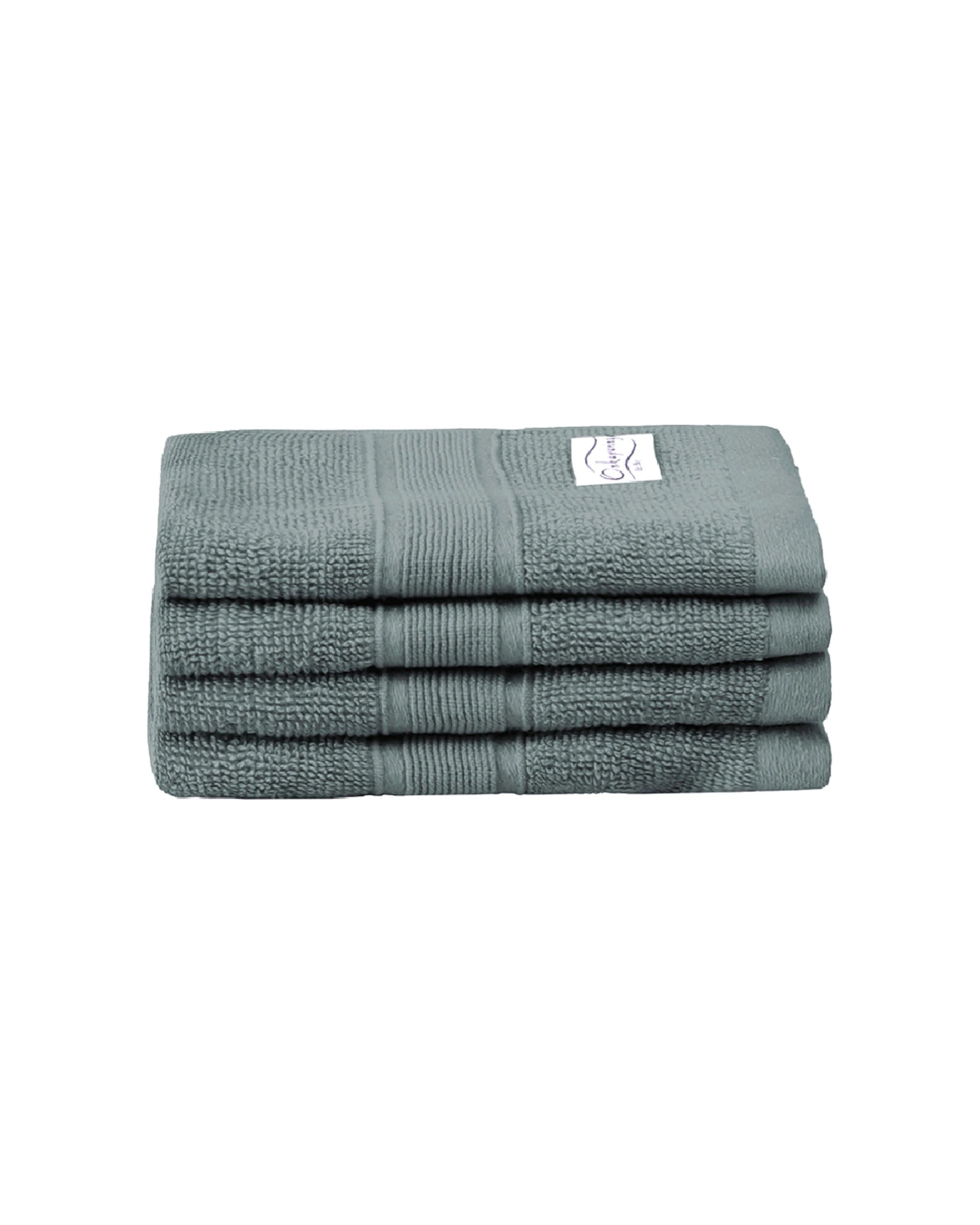 3 Onkaparinga Ultimate Alanya Face Washer/Towel 550Gsm Slate 4PK - Grey, 3 of 3