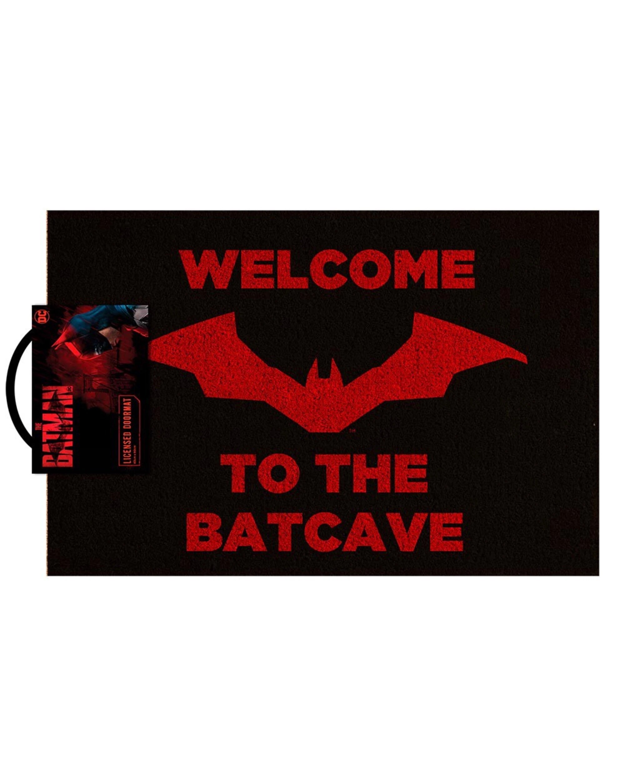 1 DC Comics - The Batman (2022) - Welcome to The Batcave Doormat - Black,Red, 1 of 1