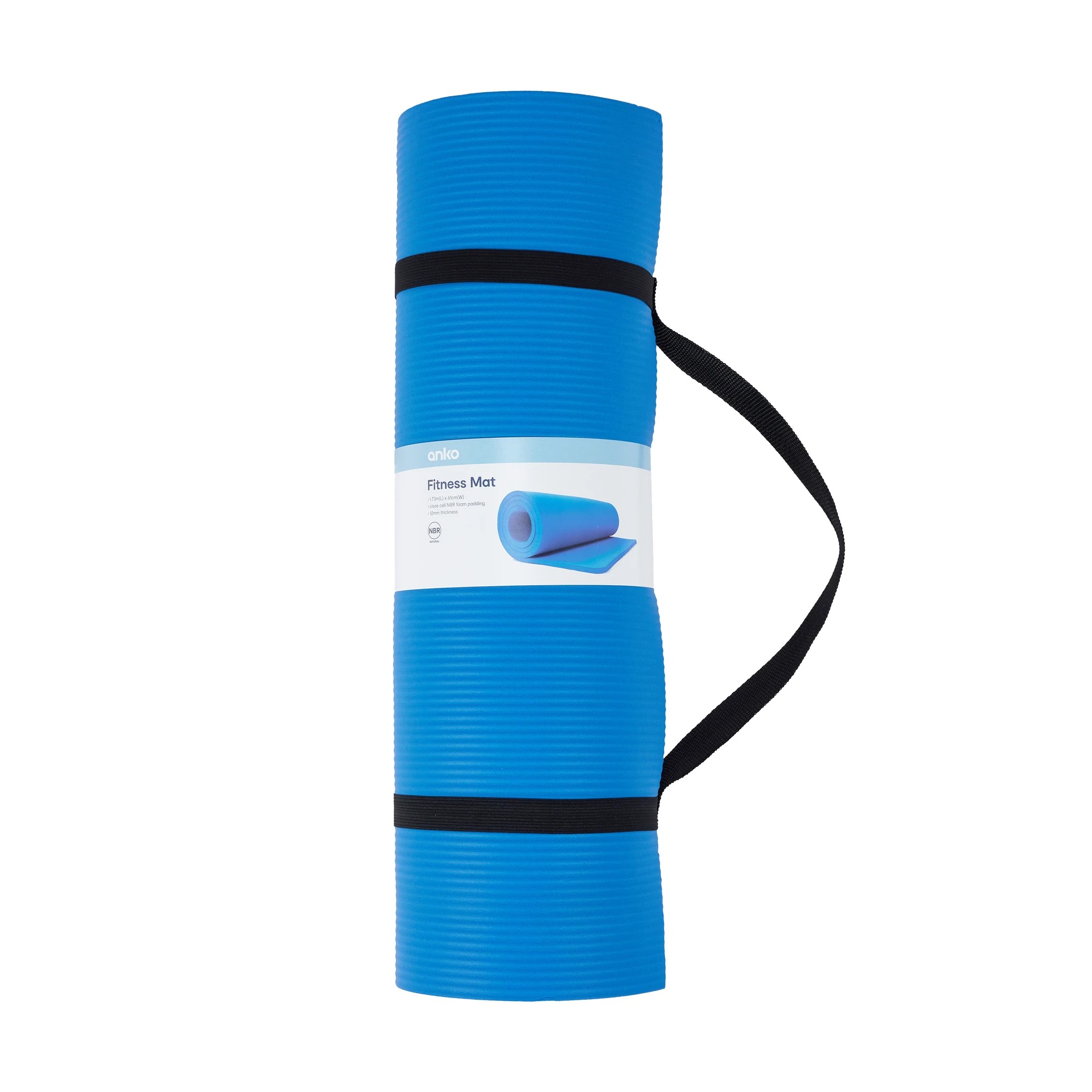 7 Fitness Mat - Blue, 7 of 7