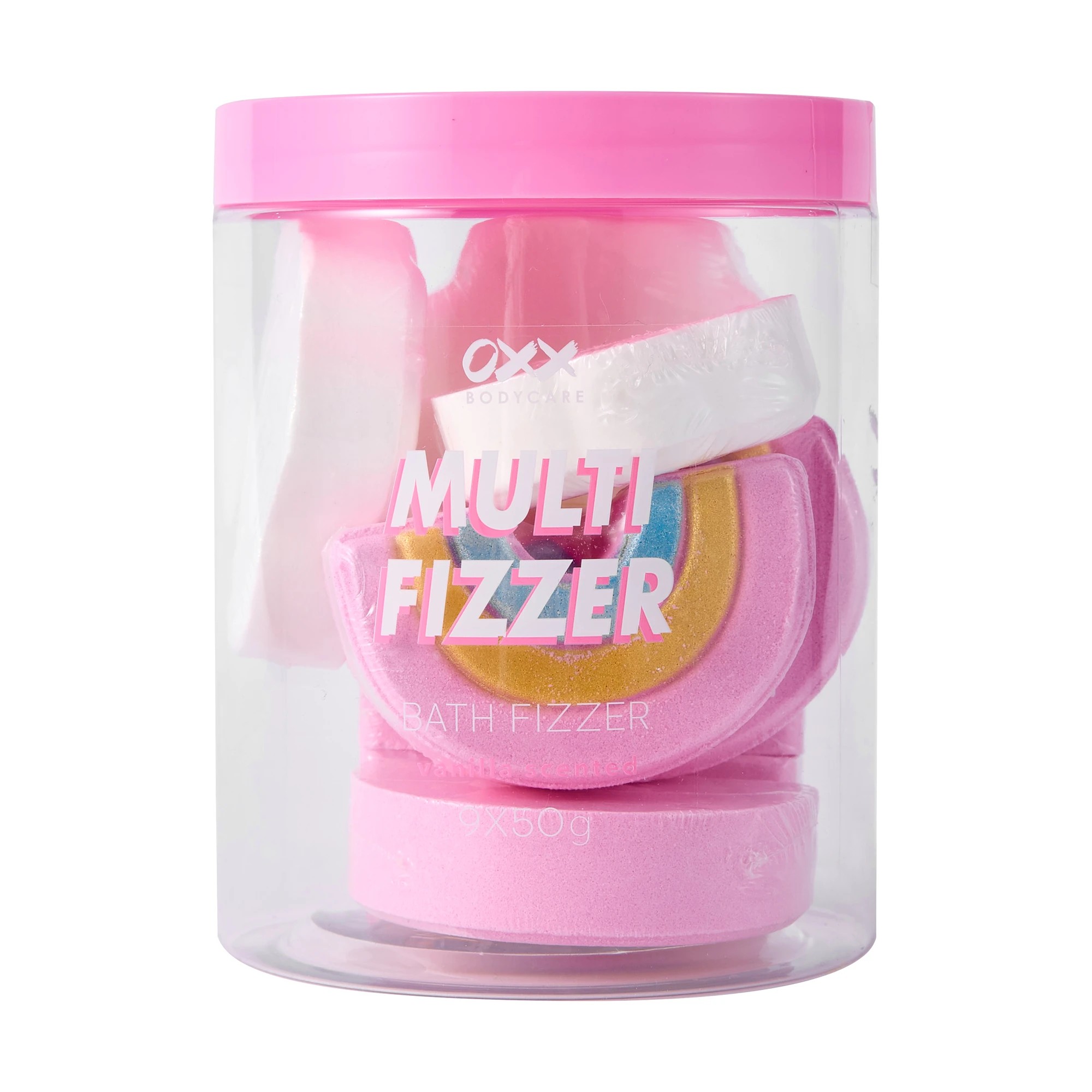 1 OXX Bodycare 9 Piece Multi Bath Fizzers - Vanilla Scented, 1 of 7