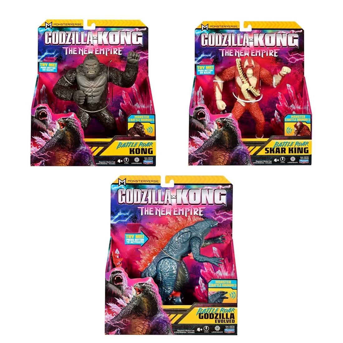 1 18cm Monsterverse Godzilla x Kong: The New Empire Action Figure - Assorted, 1 of 10