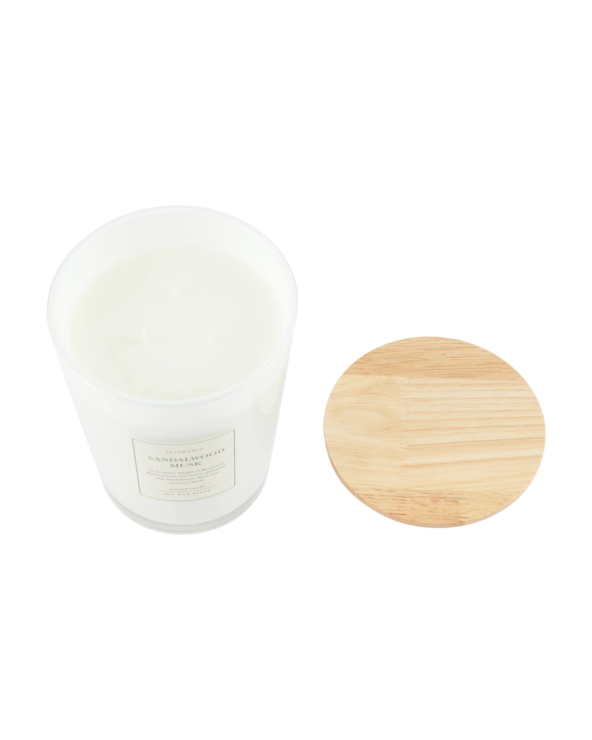 5 XL Sandalwood Musk Soy Wax Blend Scented Candle, 5 of 6