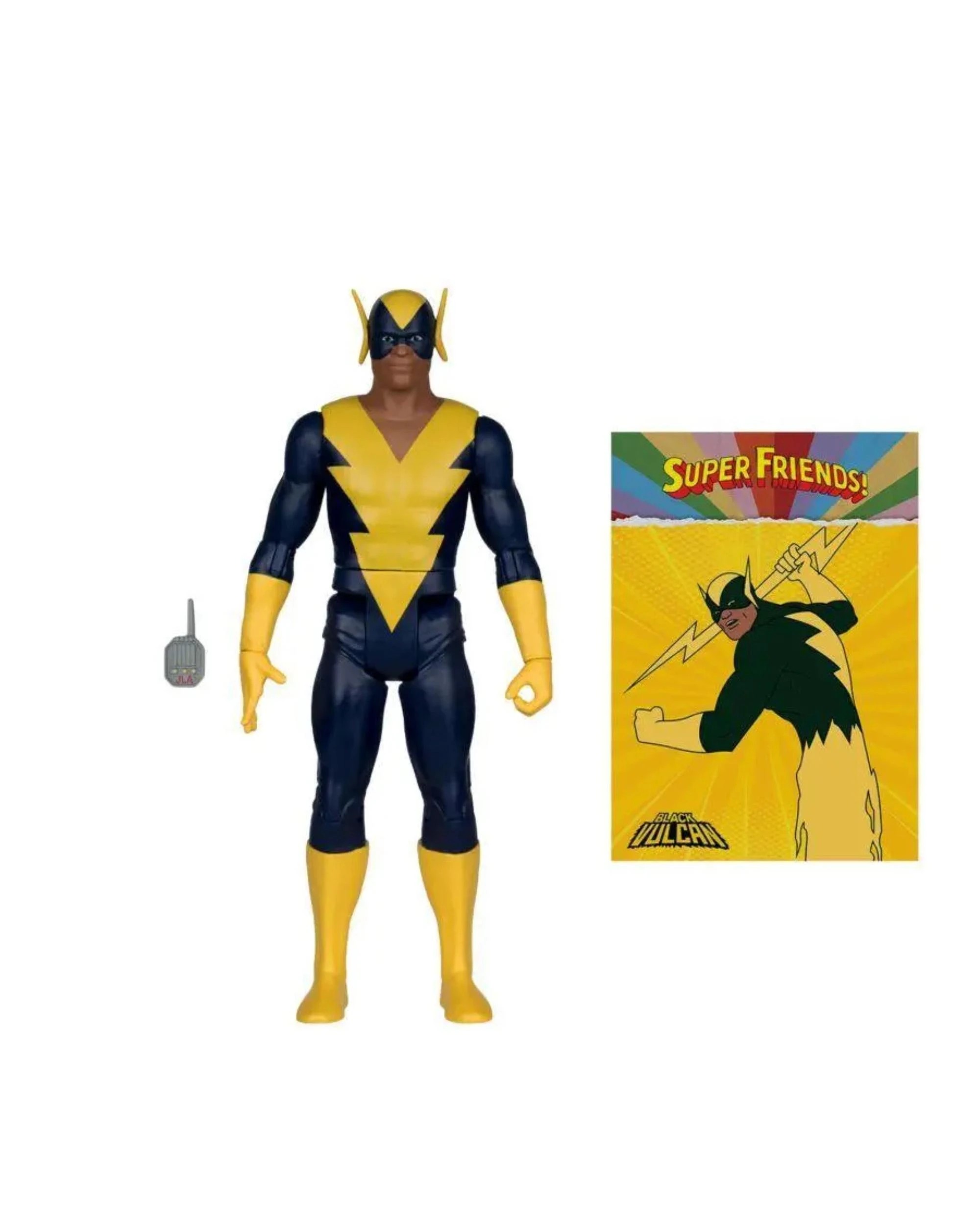 5 DC Comics Retro Super Friends Black Vulcan 6 inch Action Figure, 5 of 9