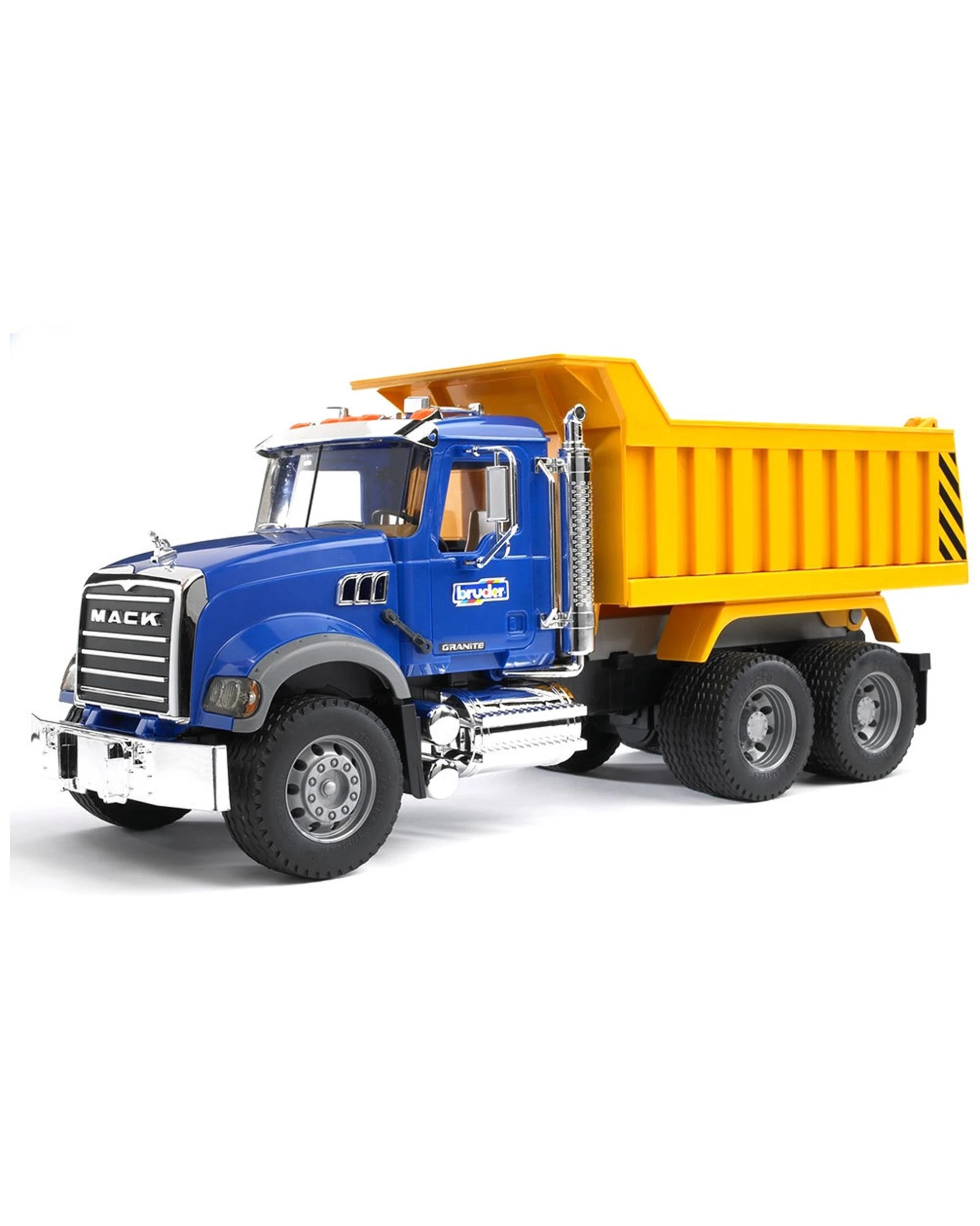 1 Bruder 53cm 1 16 Mack Granite Tip Construction Truck Kids Toy 3 Years Plus - Blue, 1 of 2