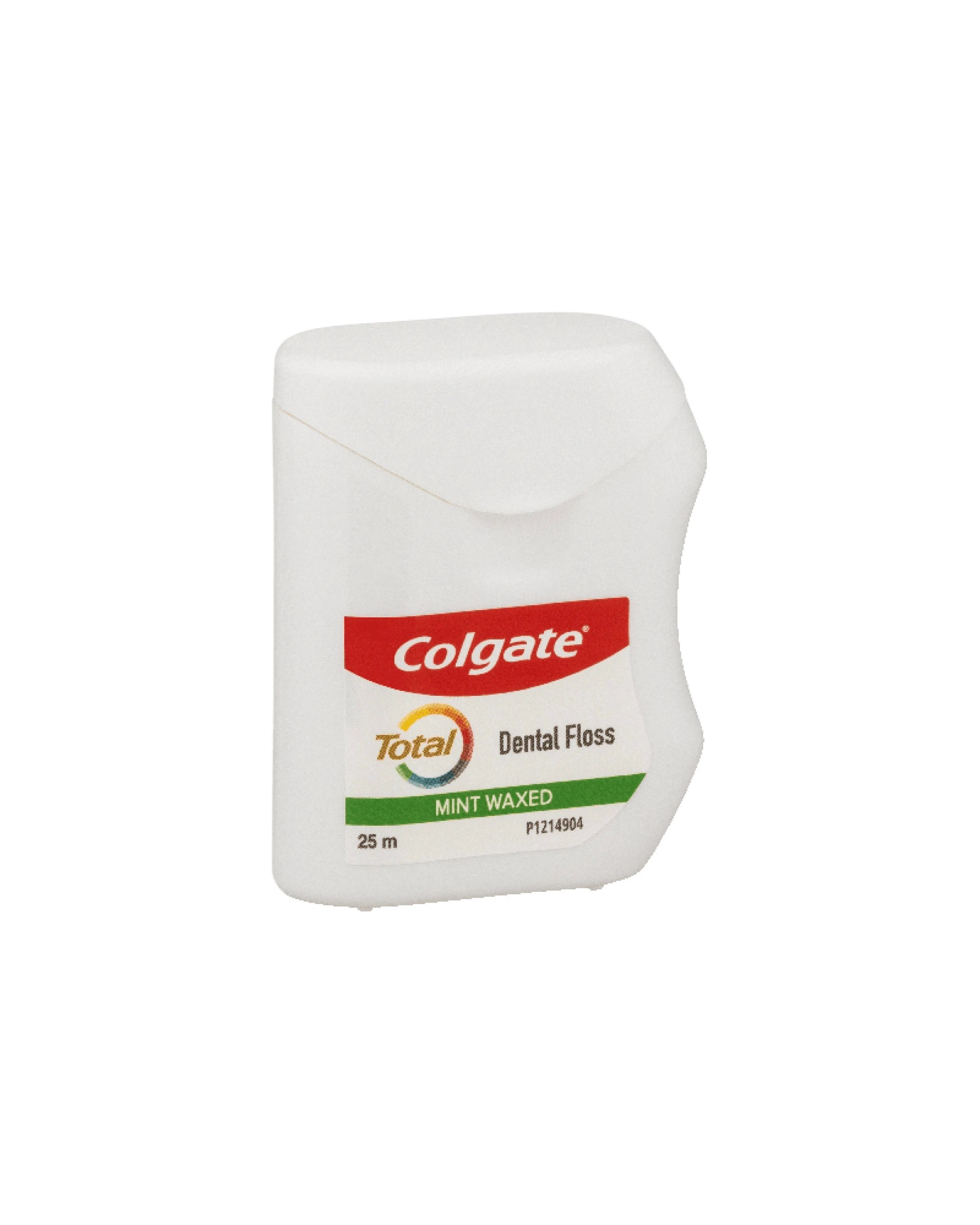 2 6x Colgate Total Dental Floss Mint Waxed Plaque Removal Gum Care 25m, 2 of 6