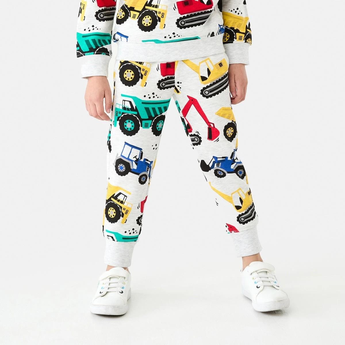 1 All Over Print Trackpants Gry Diggin, 1 of 9