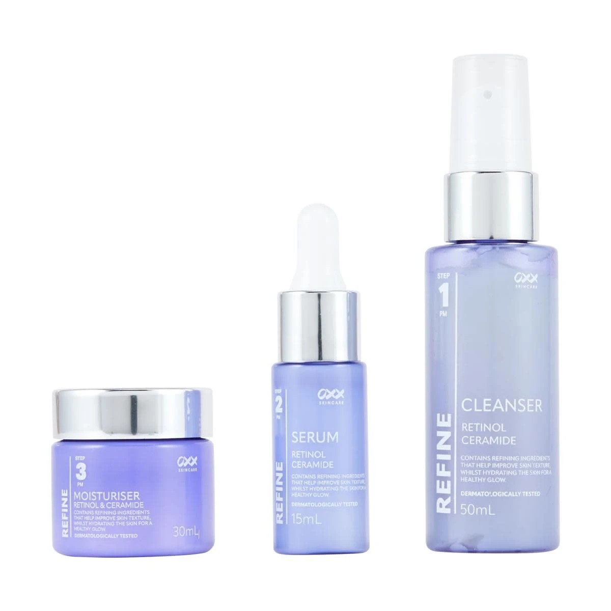 2 OXX Skincare PM Refine Minis Set - Retinol and Ceramides, 2 of 6