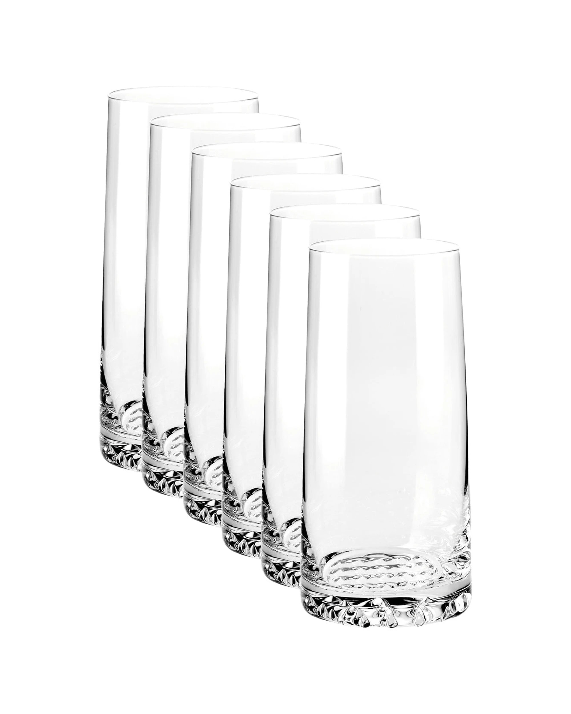 1 Krosno 6pc Fjord Highball Serving Drink Glasses Made in Poland Serveware Set 480ml - Clear, 1 of 4
