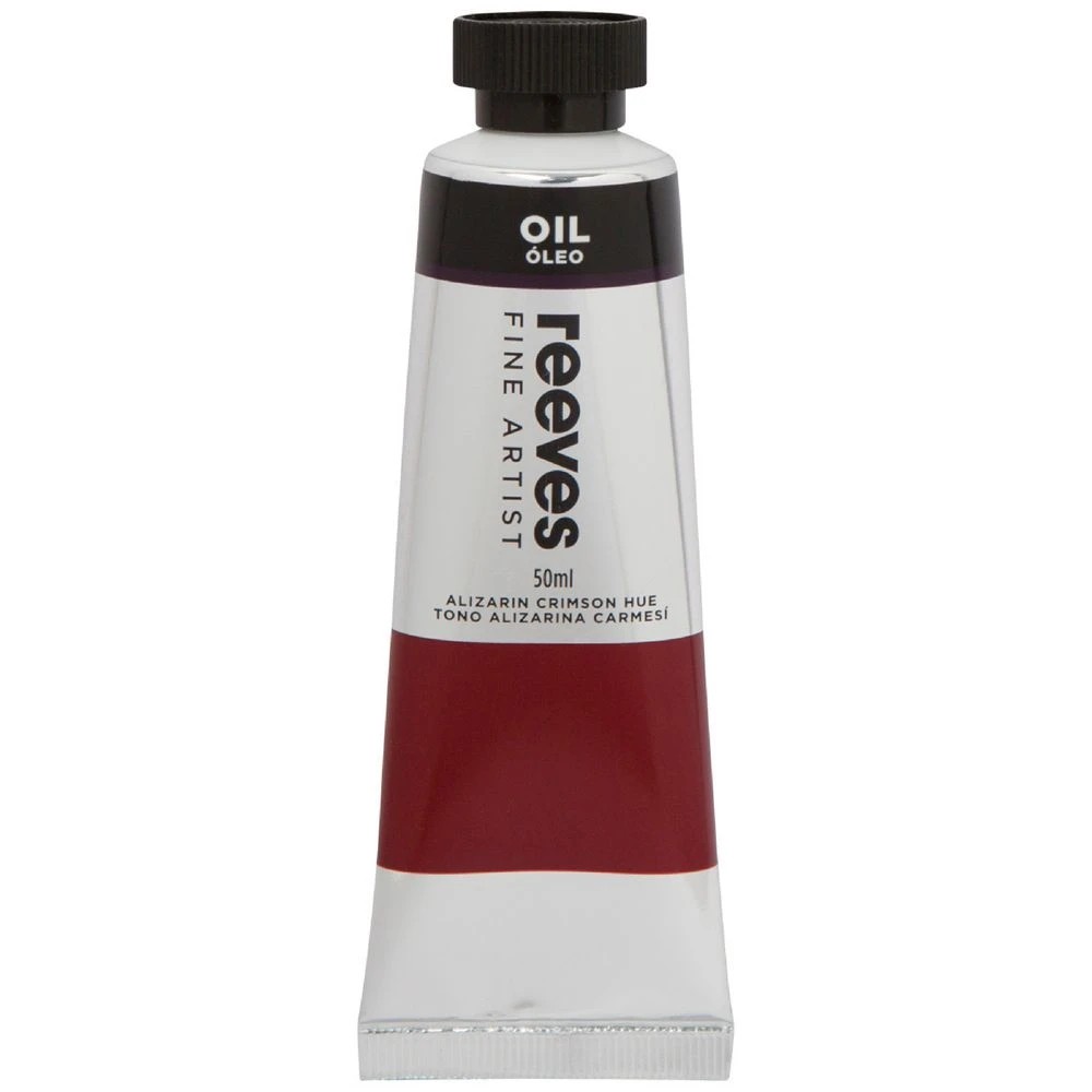 1 Reeves Oil Paint 50mL Alizarin Crimson, 1 of 1