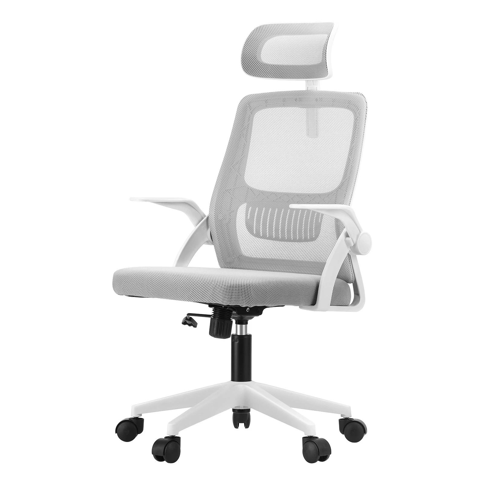 1 Oikiture Mesh Office Chair Fabric
 - White, 1 of 9