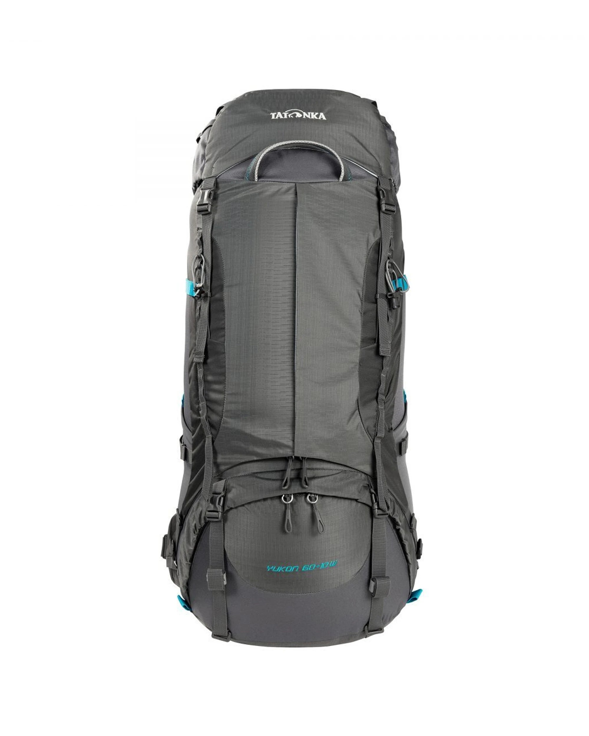 3 Tatonka Yukon Trekking Pack 60L Plus 10L Backpack Womens Hydration Compatible - Grey, 3 of 4