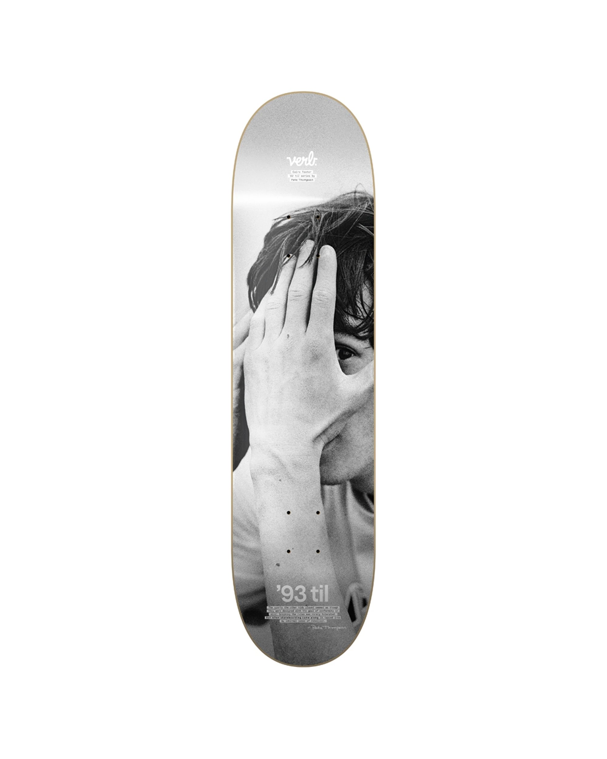 2 Verb Skateboard Deck X 93 Til Series Cairo Foster Portrait 8.25 Inch - Multi, 2 of 2