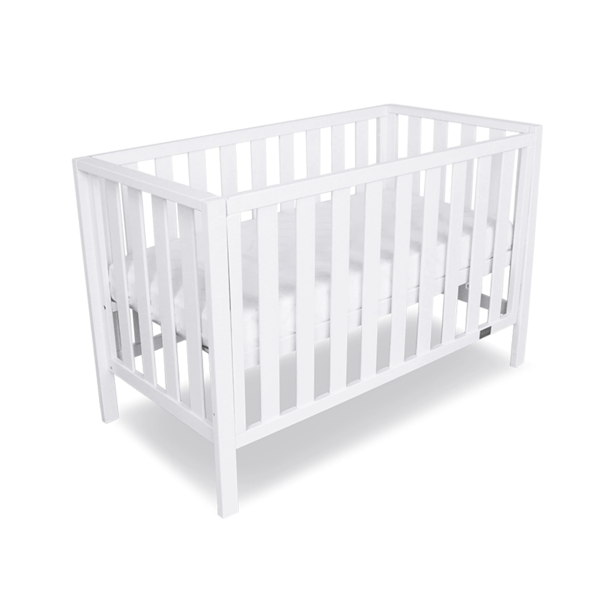 1 Babyhood Mali Compact Cot - White, 1 of 4