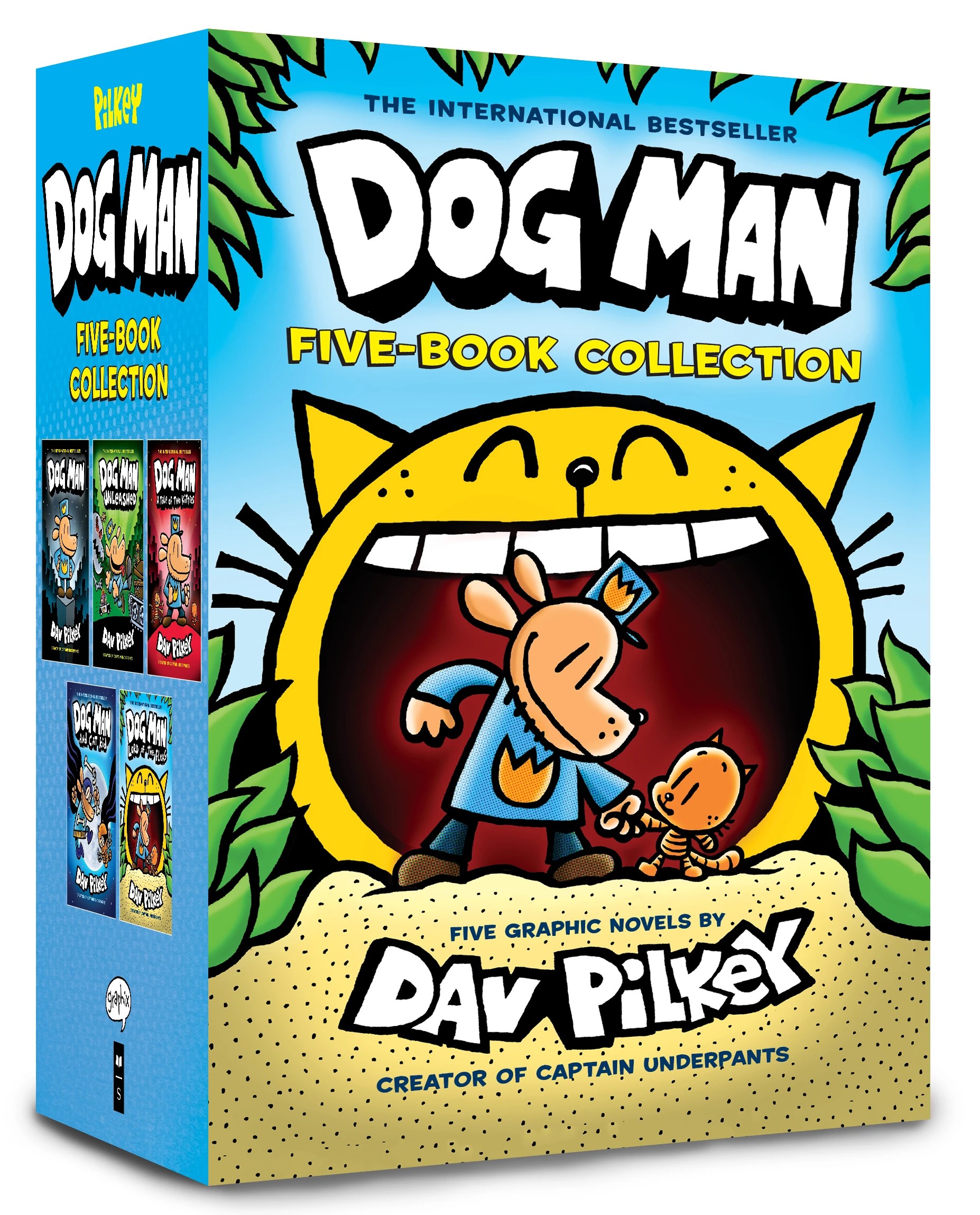 1 Dog Man Five-Book Collection by Dav Pilkey - Book, 1 of 1