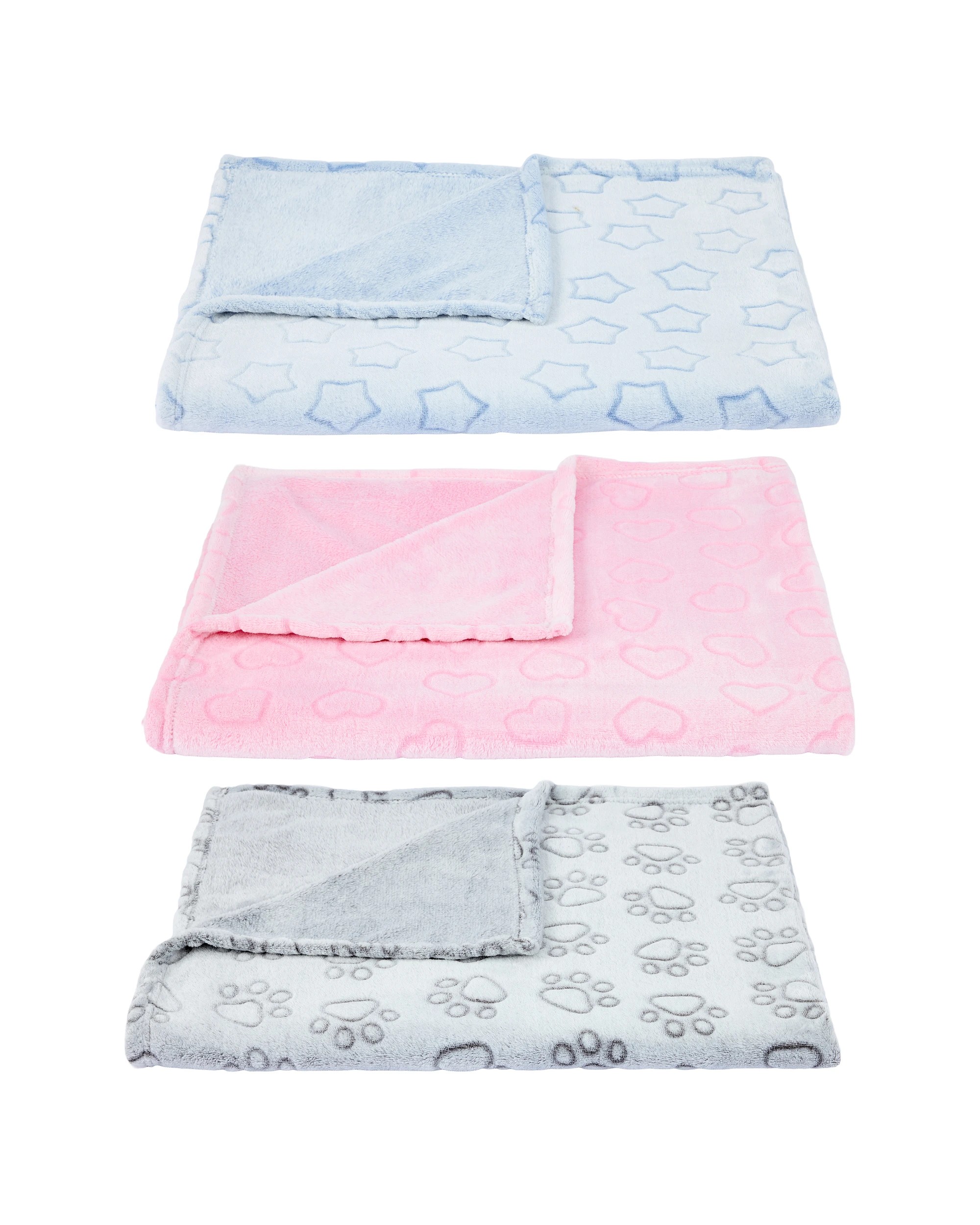 3 Pet Blanket - Large, Assorted, 3 of 9