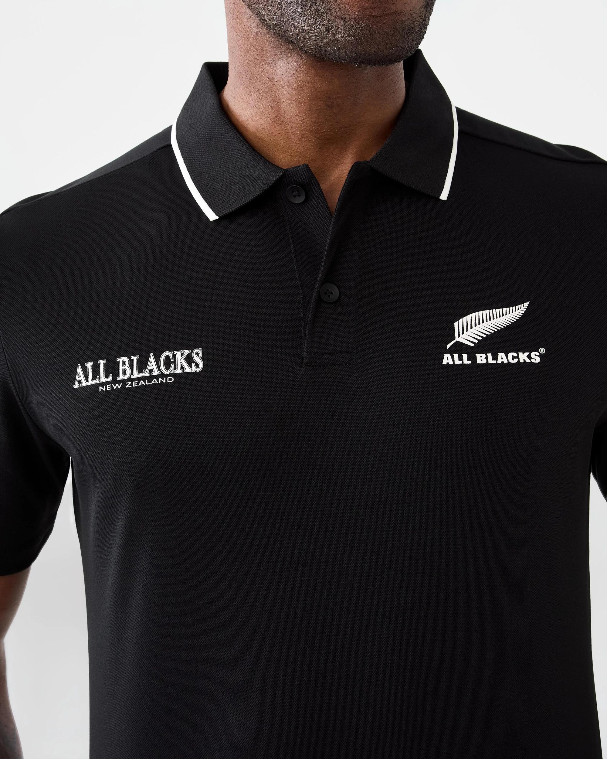 6 All Blacks Adult Polo Shirt Black, 6 of 7