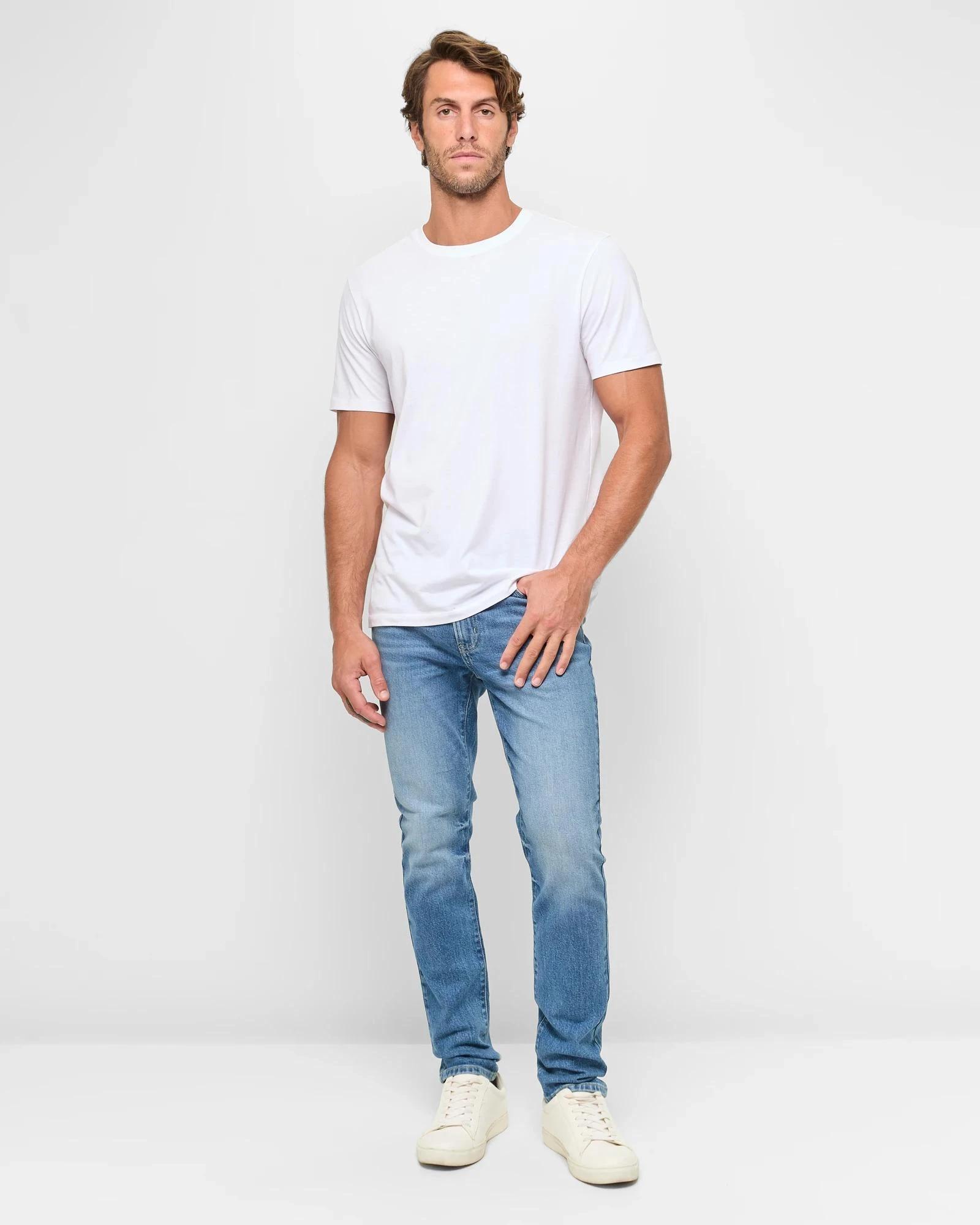 2 Target Man Slim Fit Denim Jeans WORN BLUE, 2 of 5