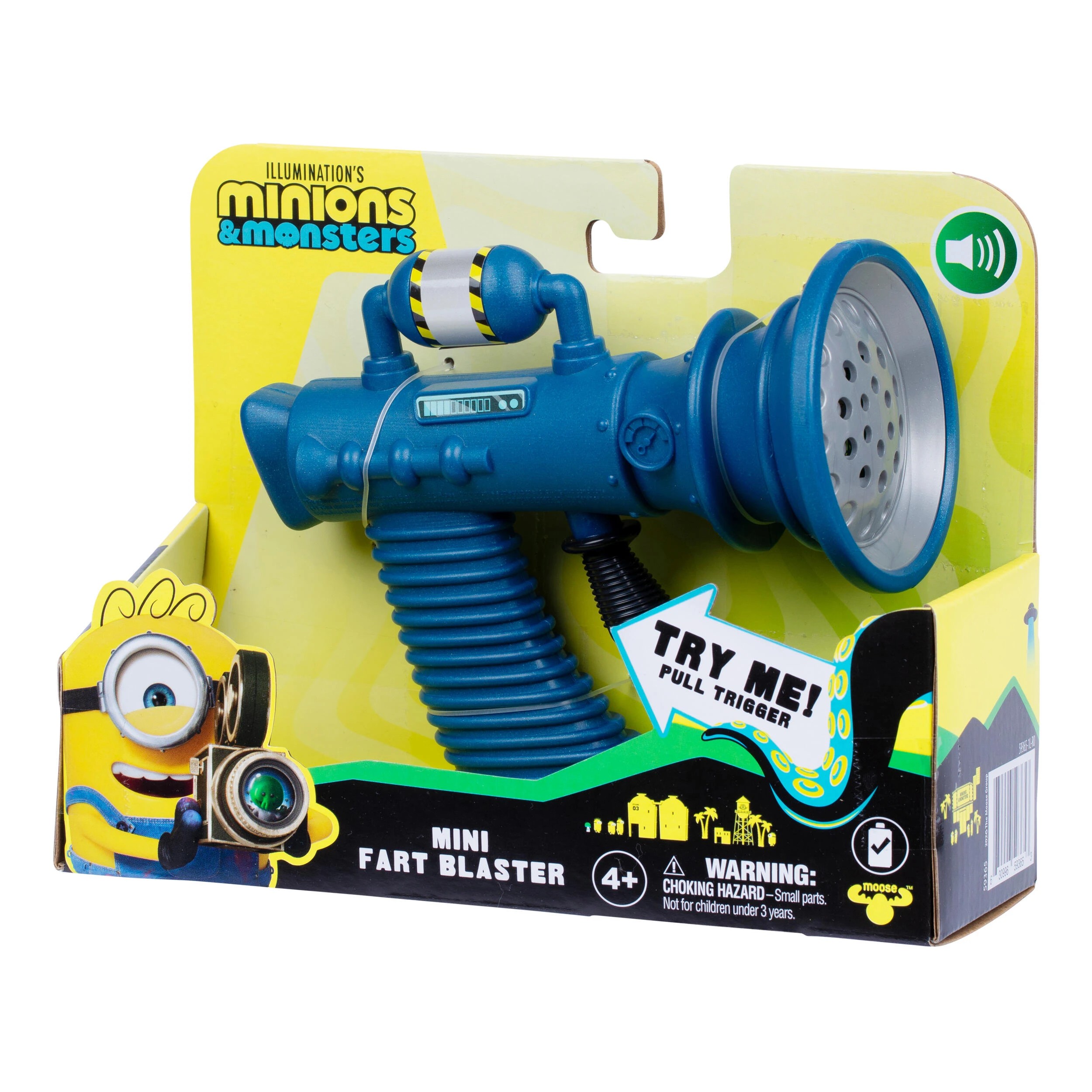 4 Illumination's Minions & Monsters Mini Fart Blaster, 4 of 7