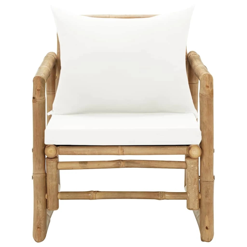3 Vidaxl Outdoor Chair Bamboo Chair - Brown, 3 of 9