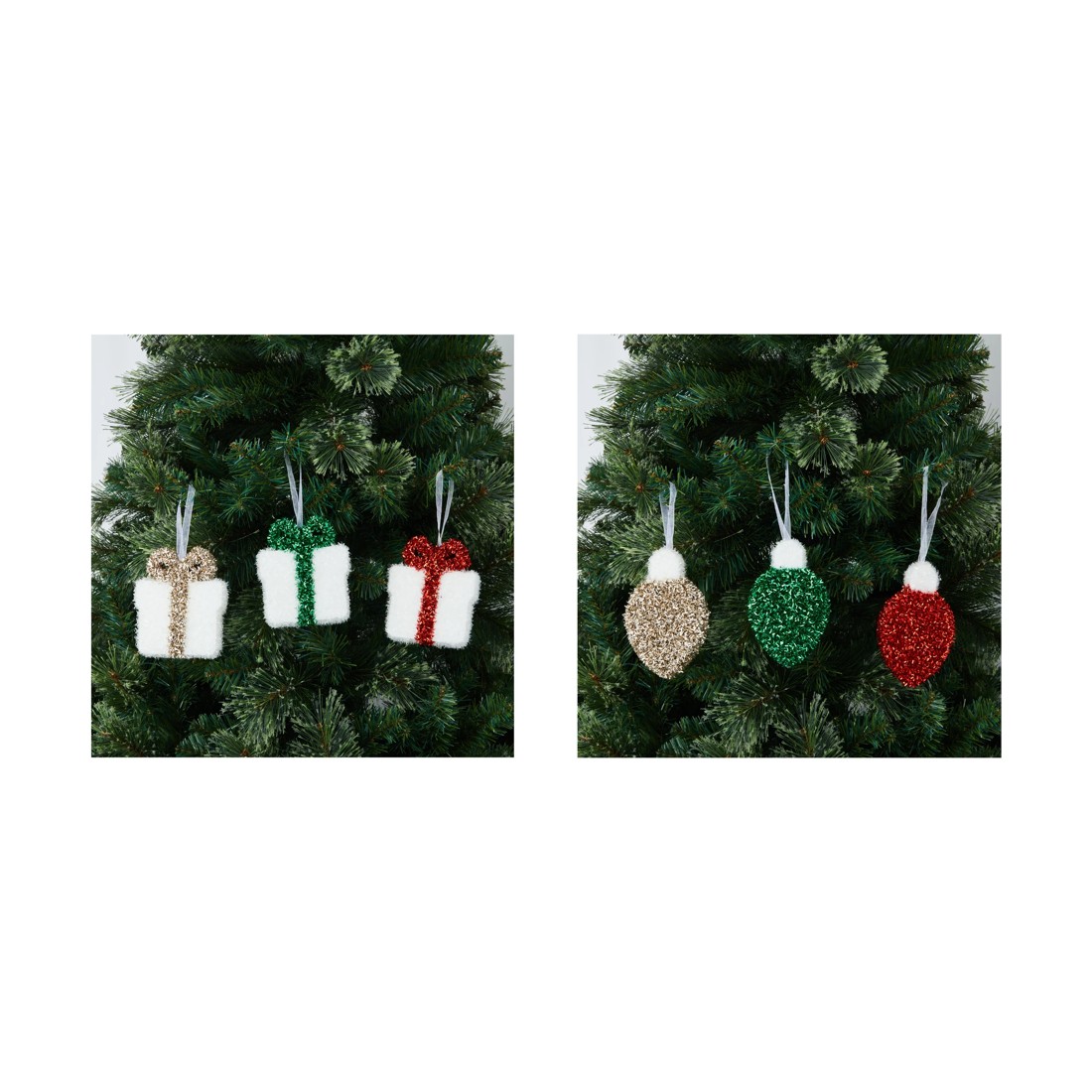 4 Tinsel Decoration - Assorted, 4 of 5