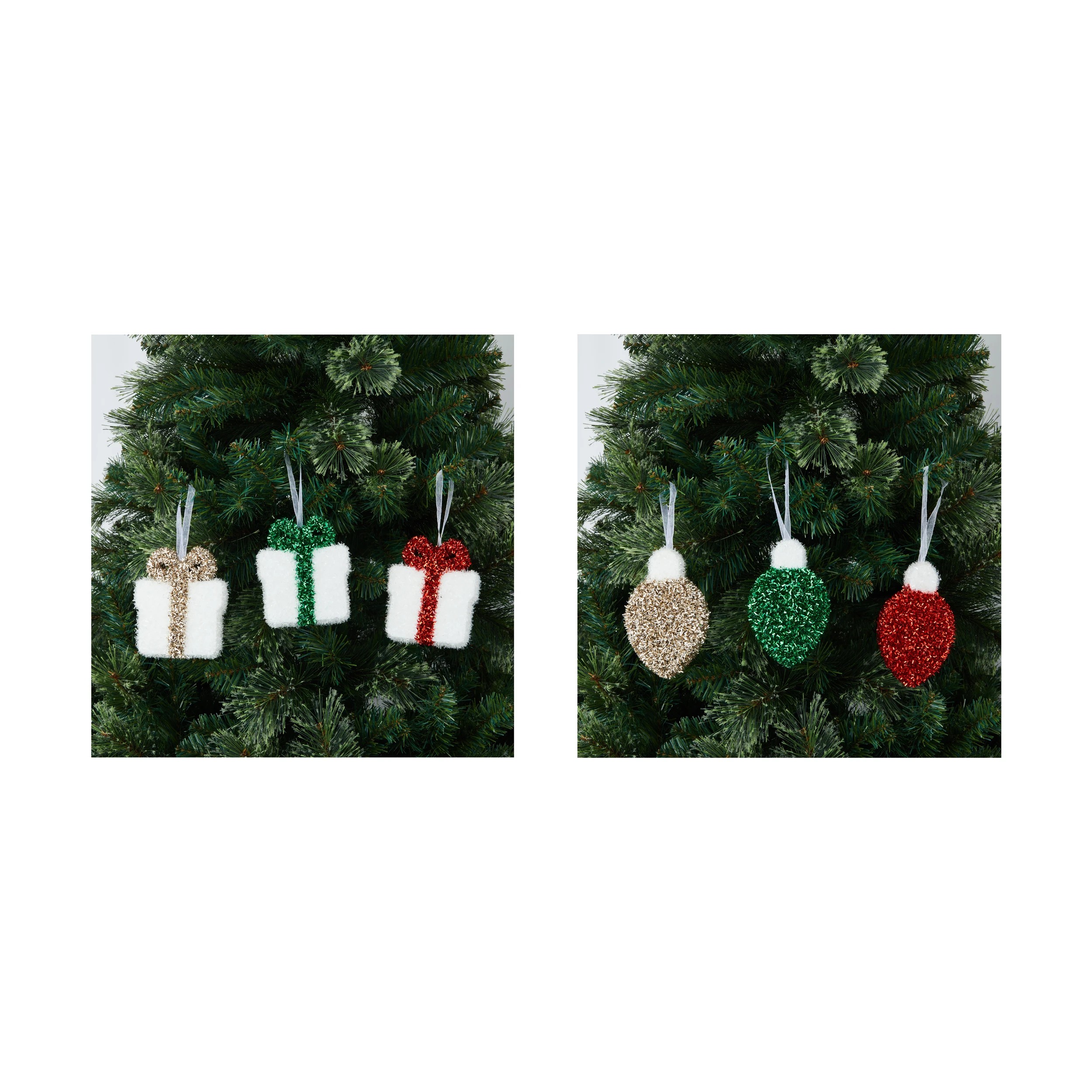 4 Tinsel Decoration - Assorted, 4 of 5
