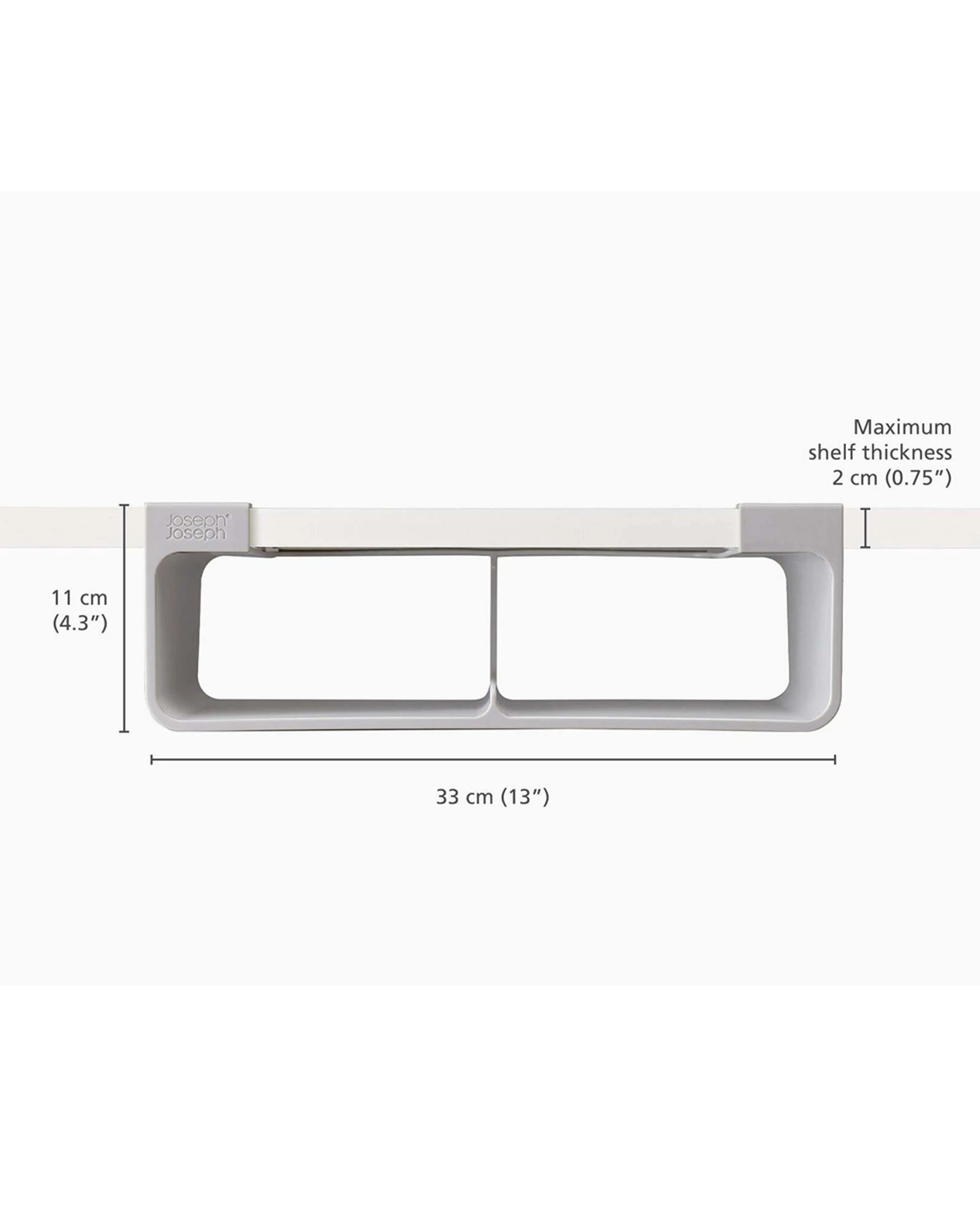 5 Joseph Joseph 2PK CupboardStore Film Foil Organiser Large Easy Install - Grey, 5 of 7