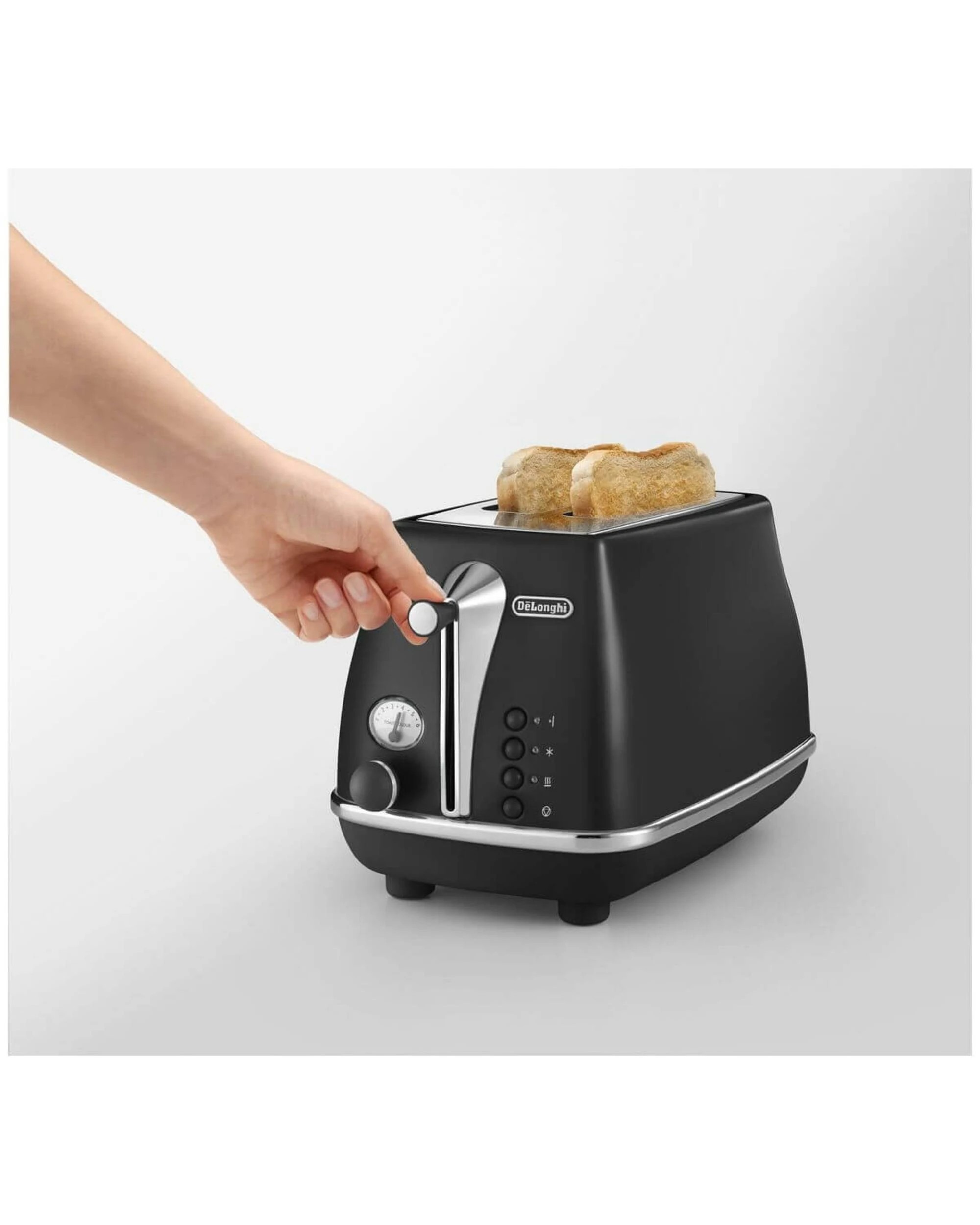 3 De'Longhi Icona Capitals 2 Slice Toaster Auckland Black, 3 of 4