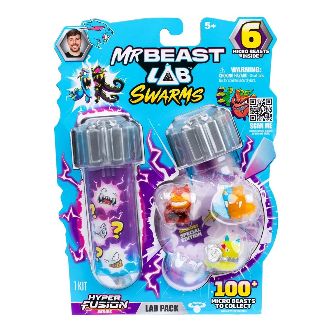 1 6 Pack MrBeast Lab Swarms S3 Lab Playset - Assorted, 1 of 10