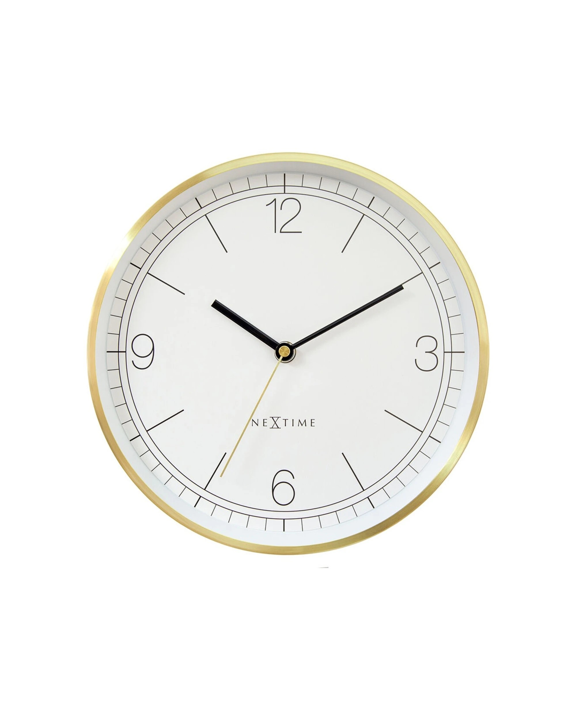 1 NeXtime Bolero Silent Wall Clock Metal Case Dial 25cm - Multi, 1 of 5